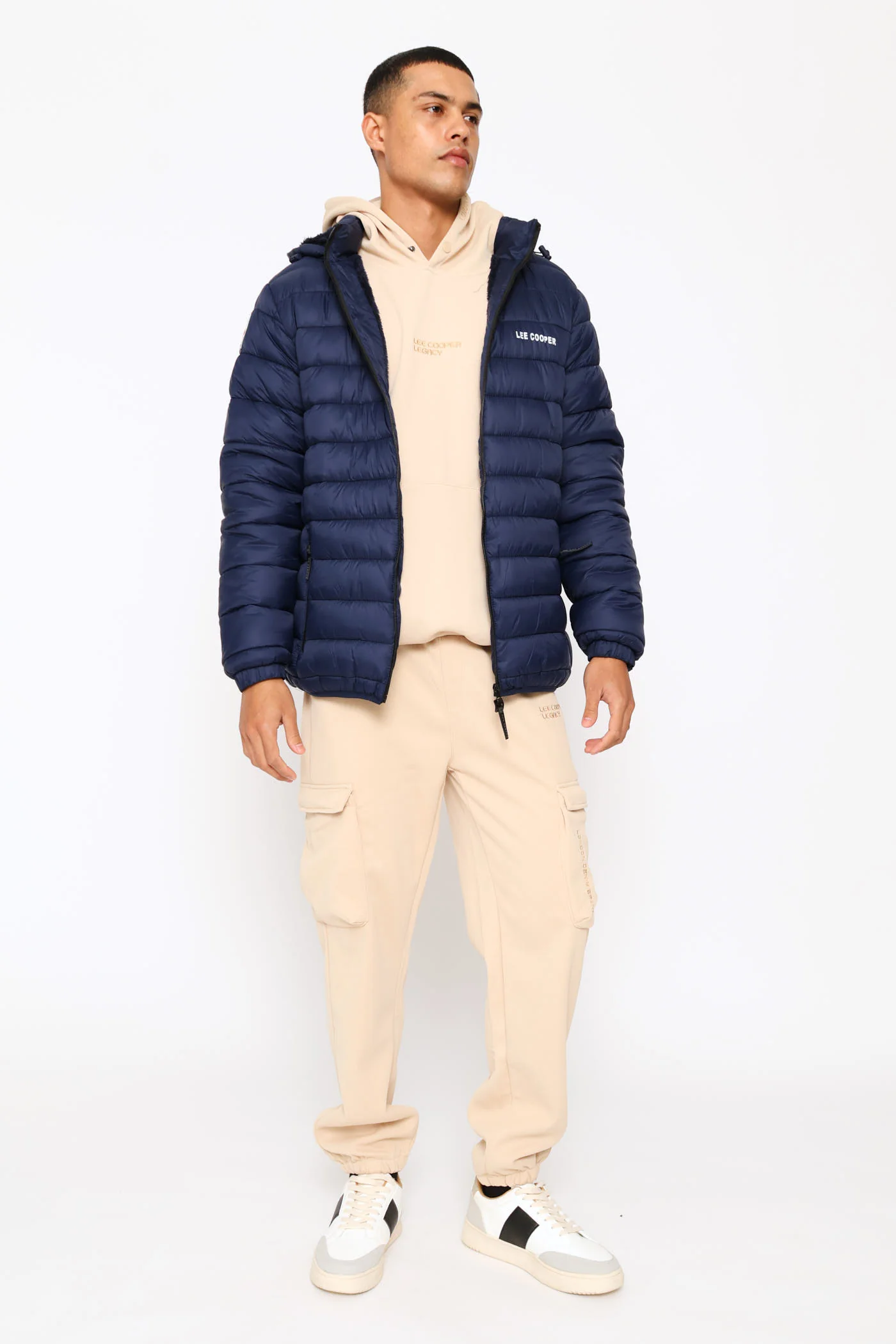 Billy Puffer Jacket - Navy - Image 5