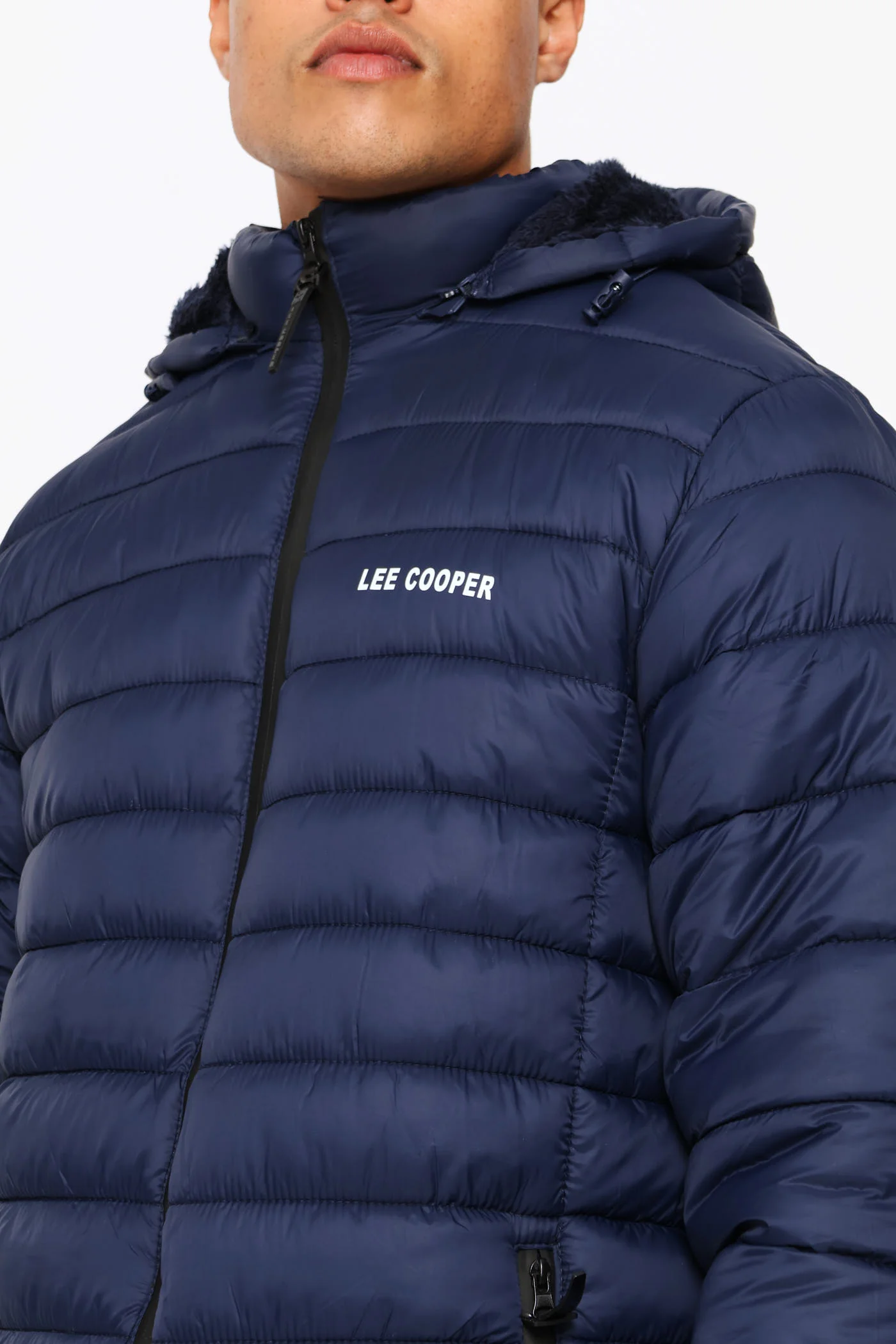 Billy Puffer Jacket - Navy - Image 6