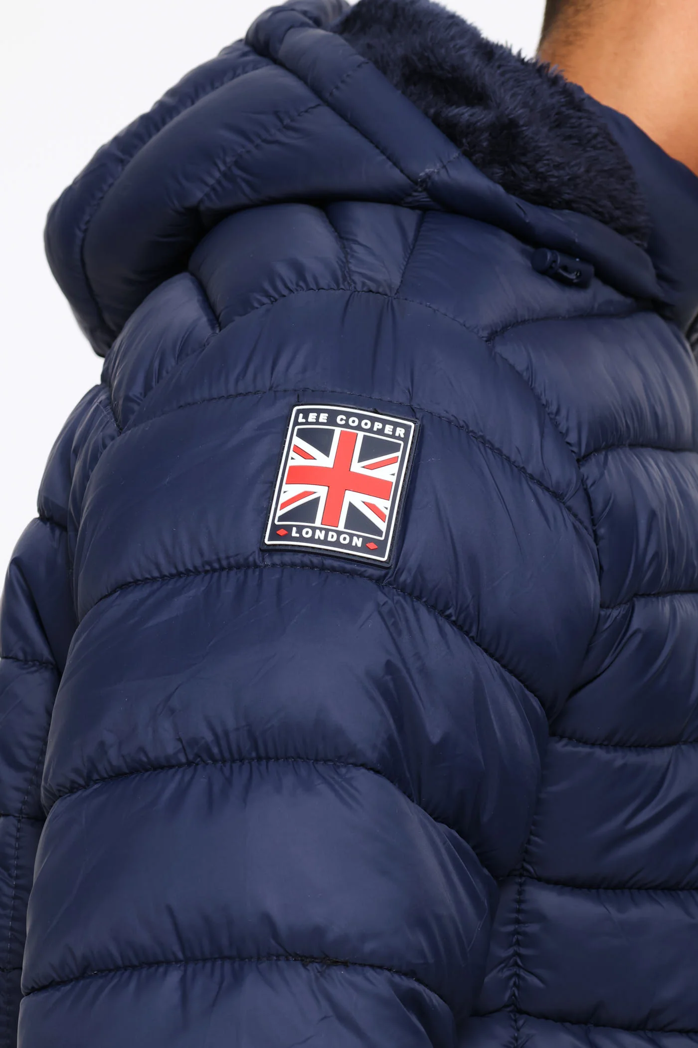 Billy Puffer Jacket - Navy - Image 7