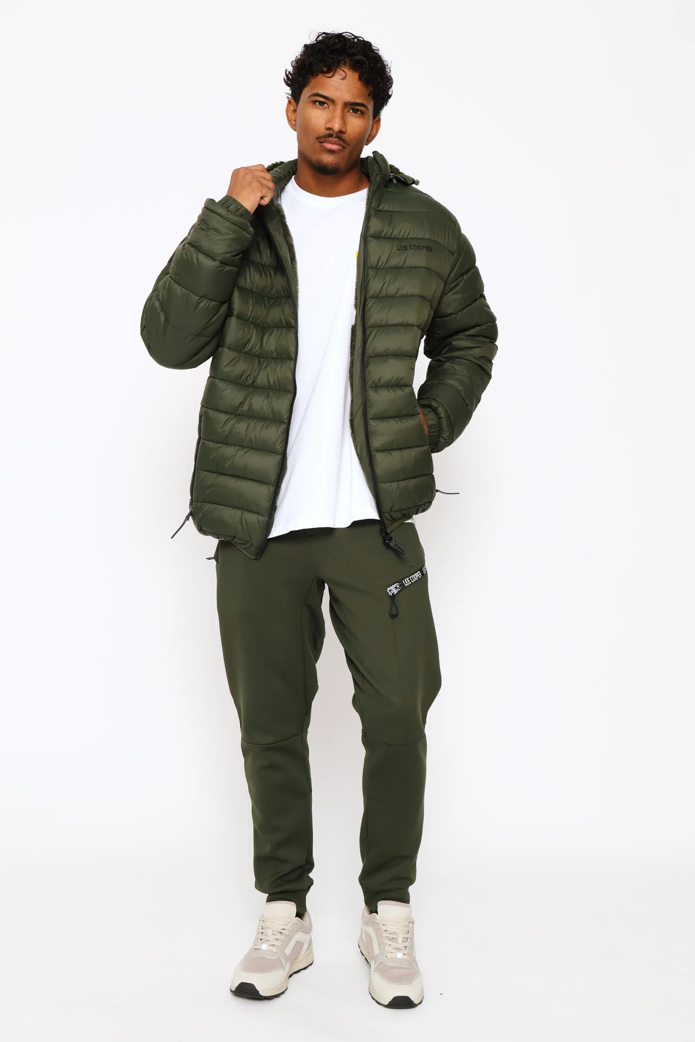 Billy Puffer Jacket - Olive - Image 5