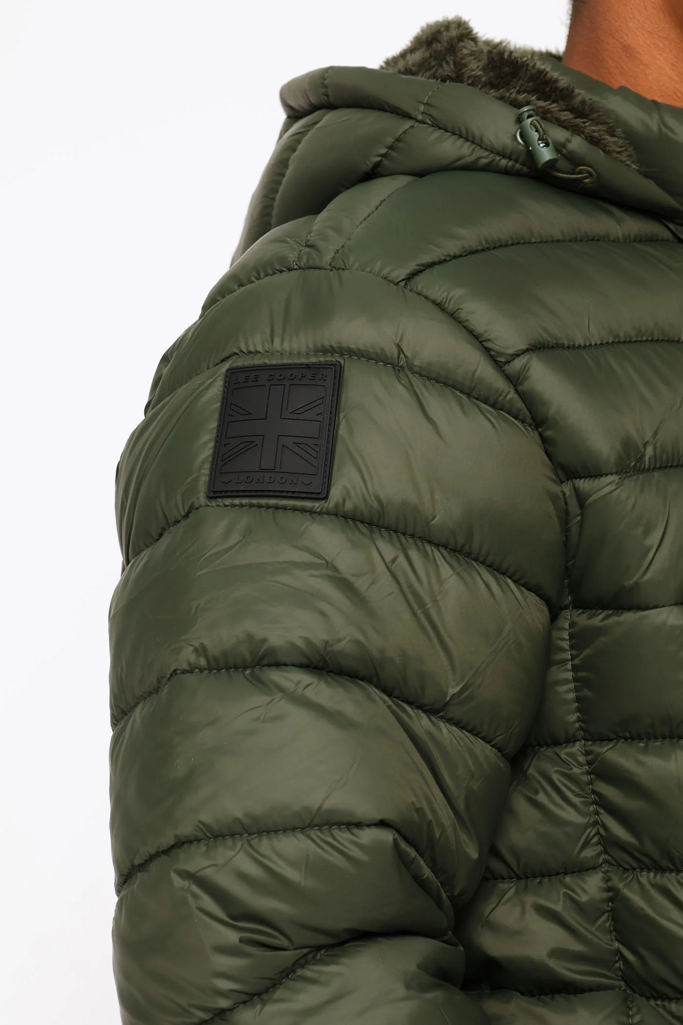 Billy Puffer Jacket - Olive - Image 7