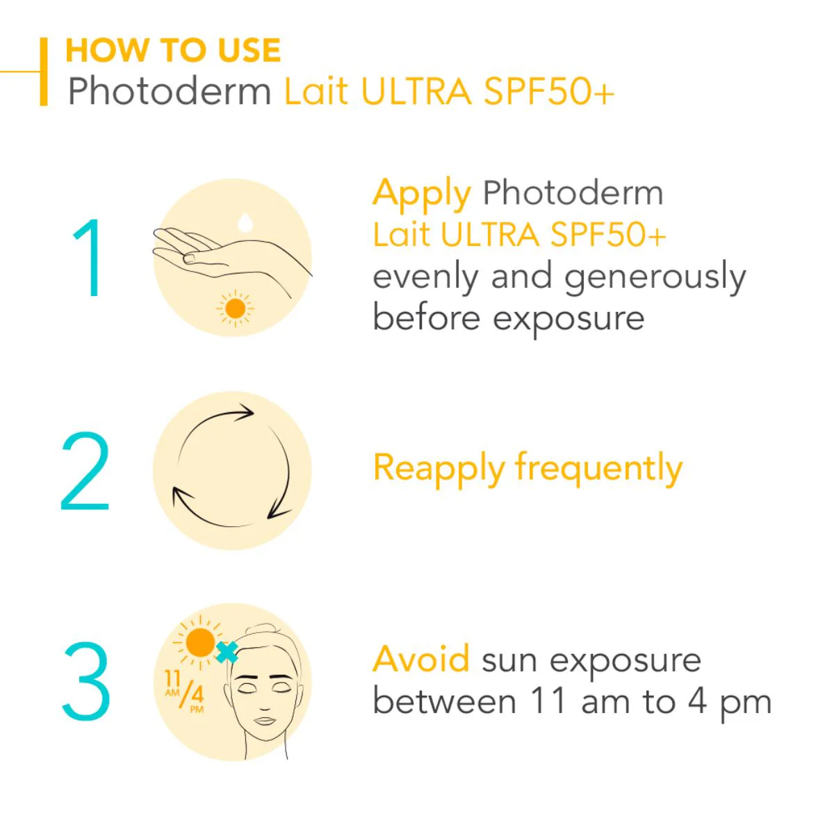 Photoderm Ultra Milk SPF50+ - Sun Active Defense - Image 4
