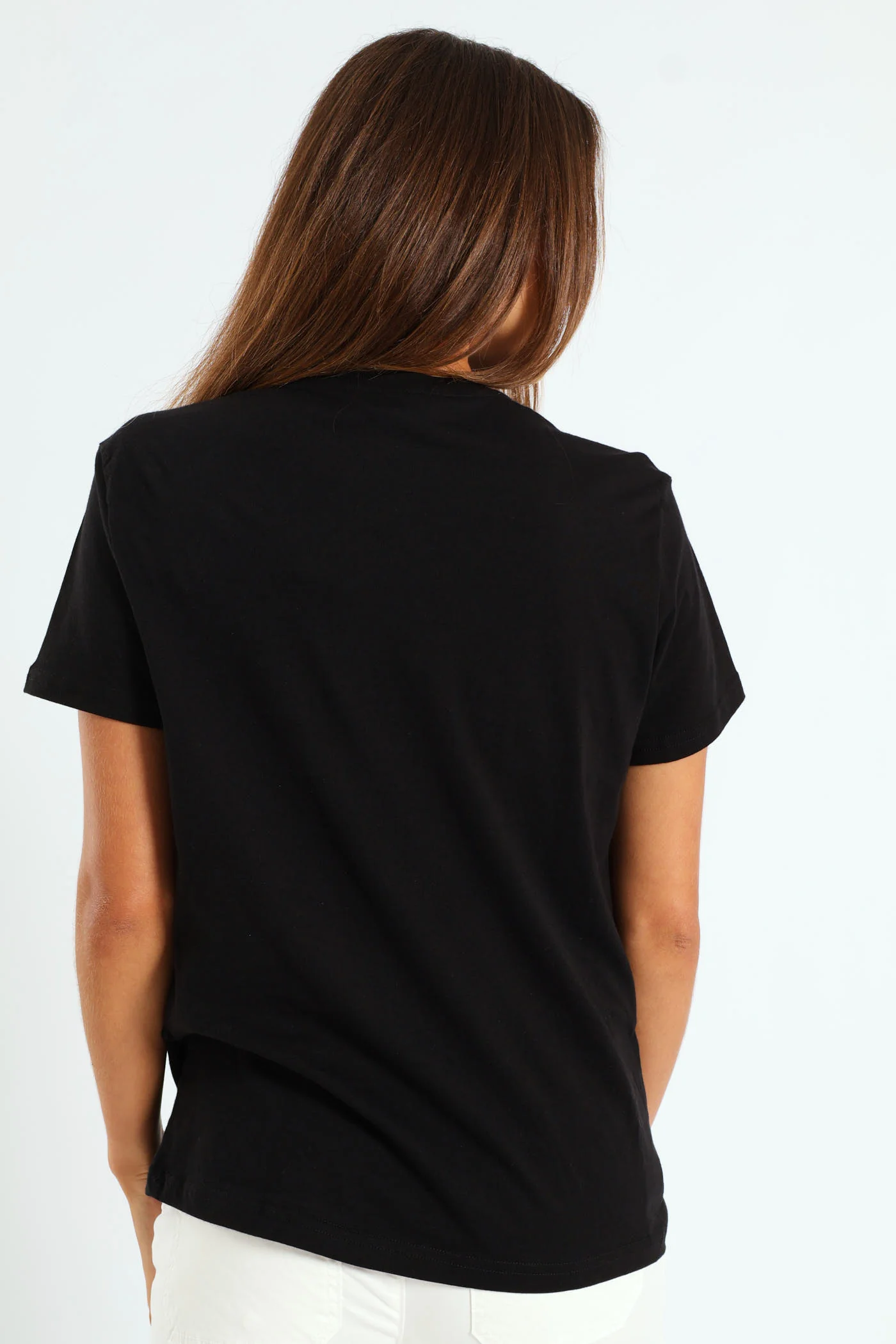 Bisou Foil Heart Regular Tee - Black - Image 3