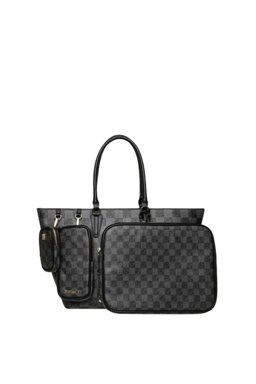 Bjude-7  Large Tote - Black - Image 2