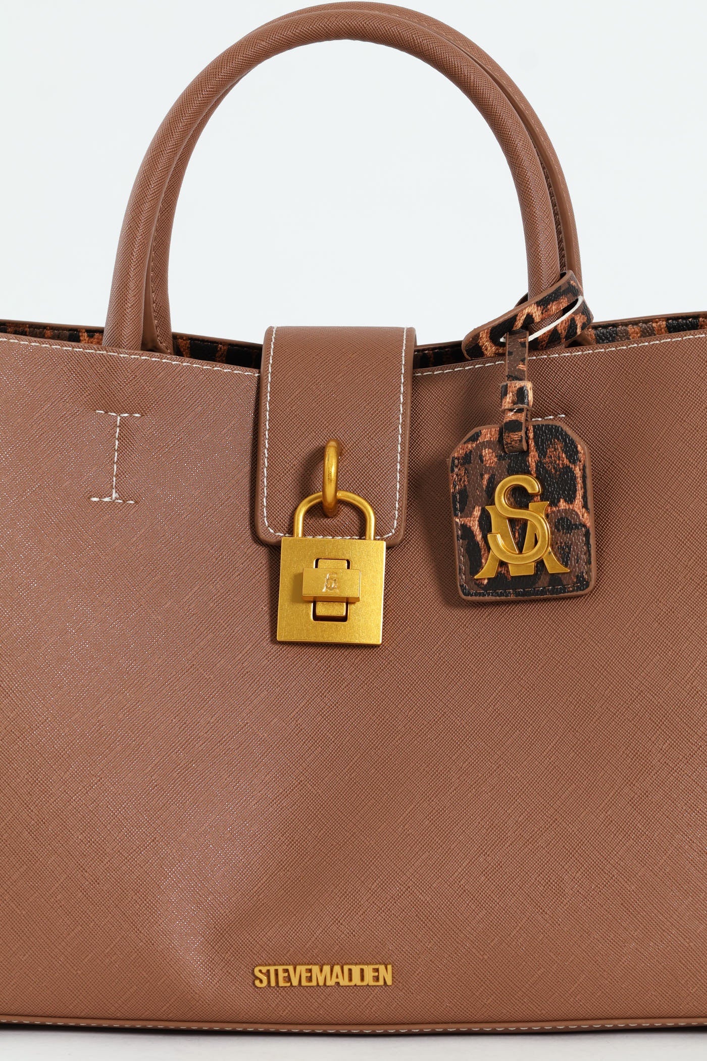 Bkess-Large Tote Bag - Chestnut - Image 5