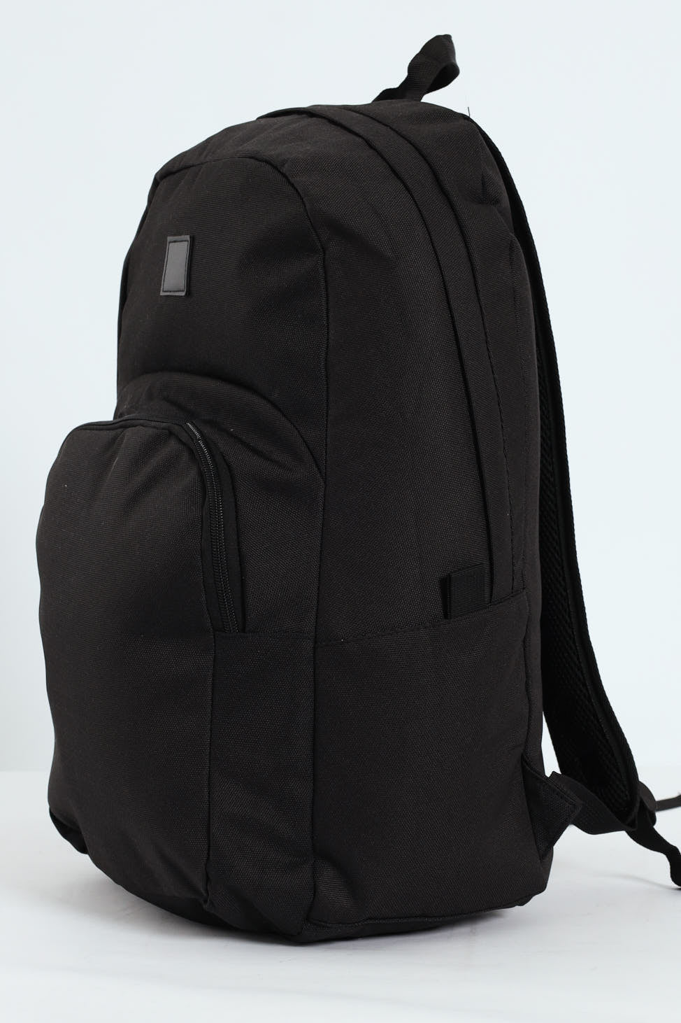 Basic Front Pocket Backpack - Black - Image 2