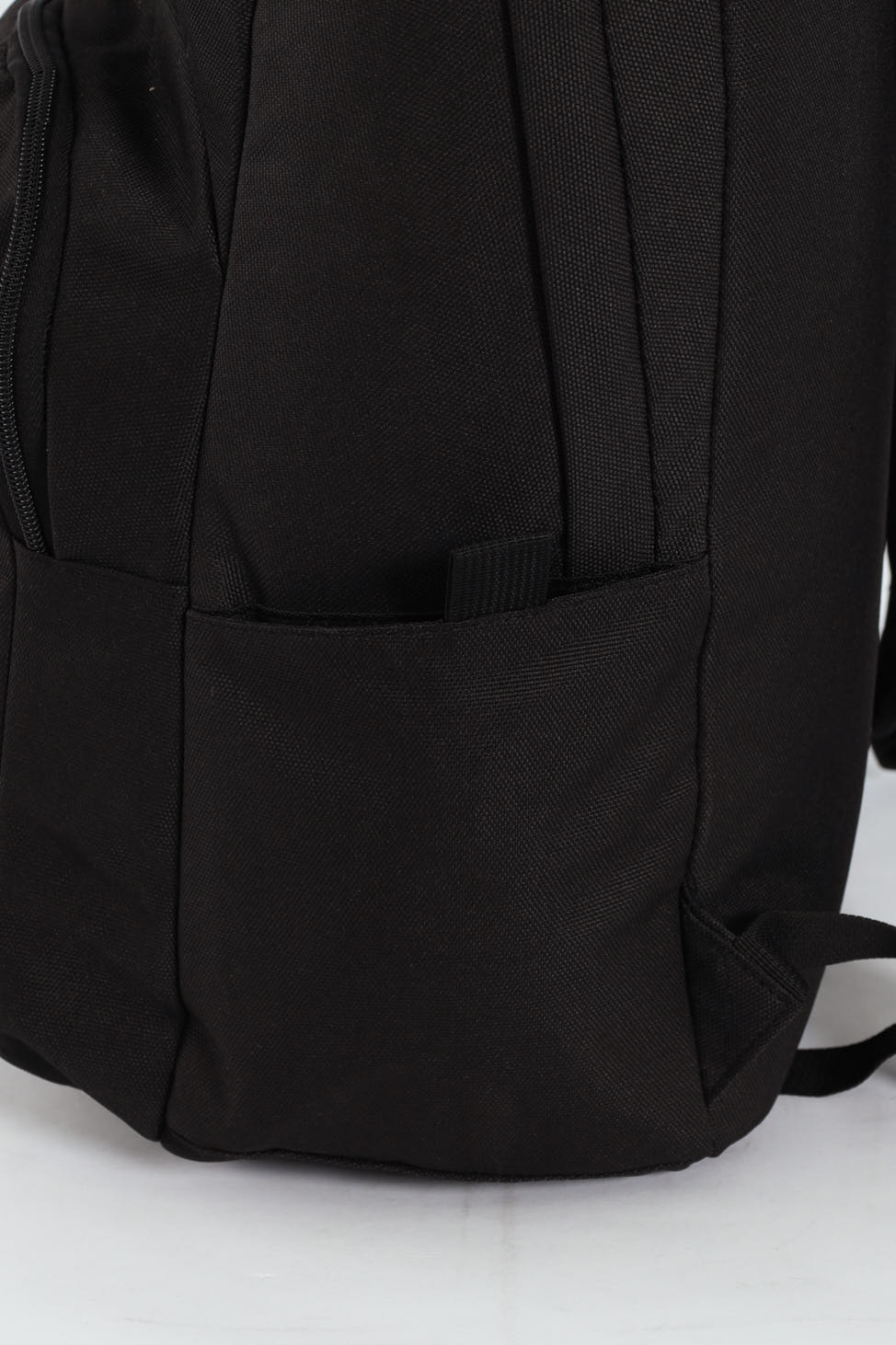 Basic Front Pocket Backpack - Black - Image 4