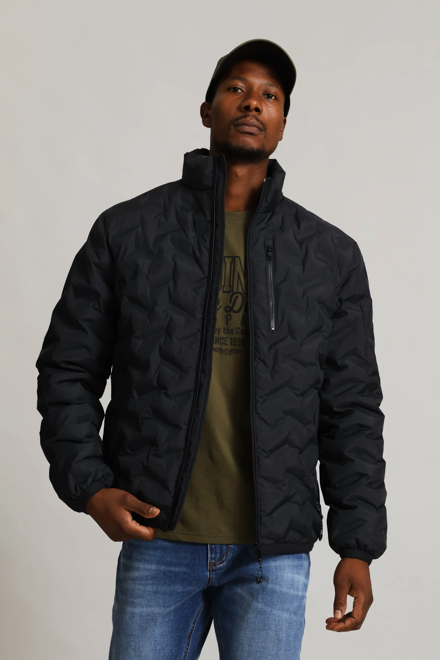 Black Heat Seal Puffer - Black - Image 6