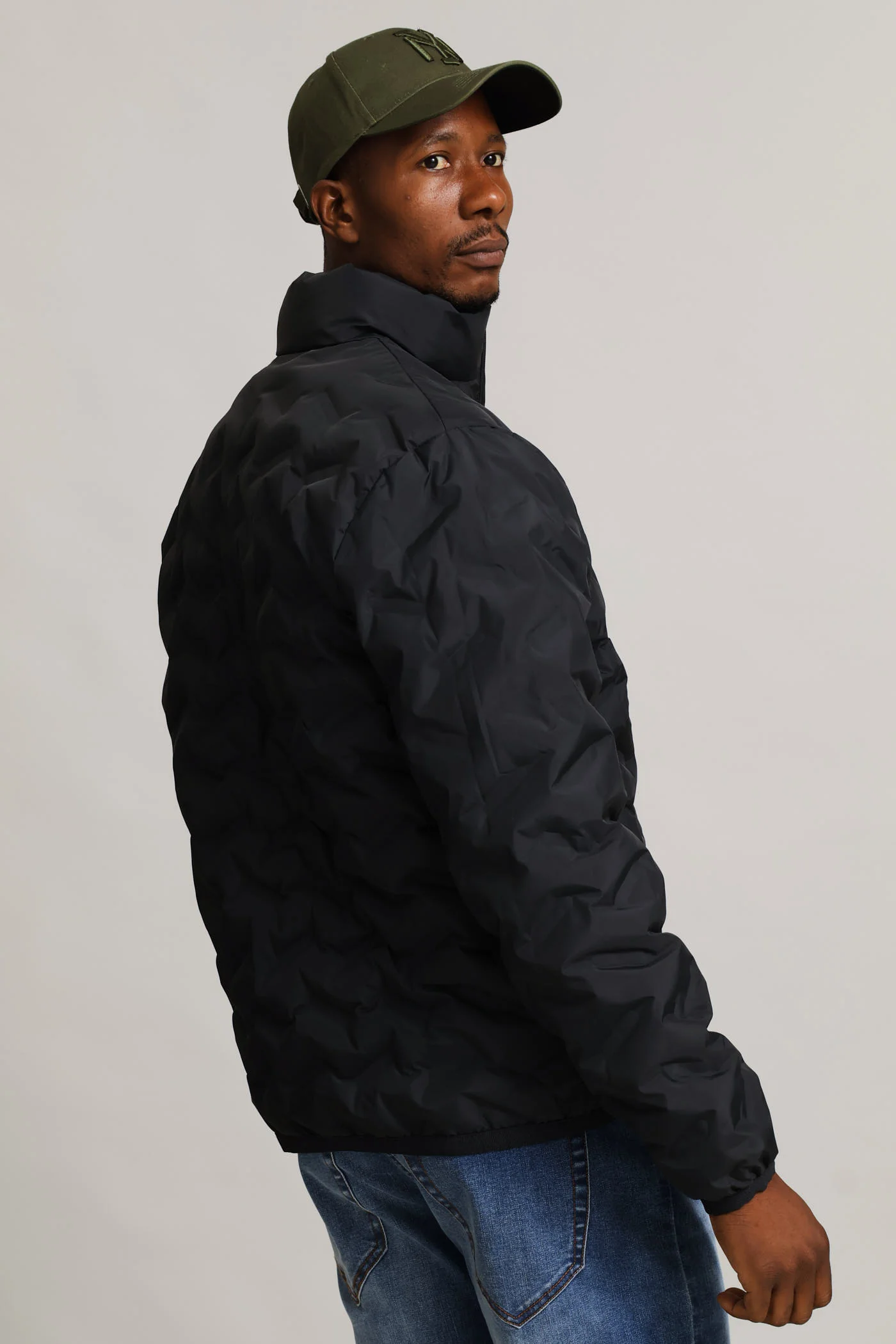 Black Heat Seal Puffer - Black - Image 7