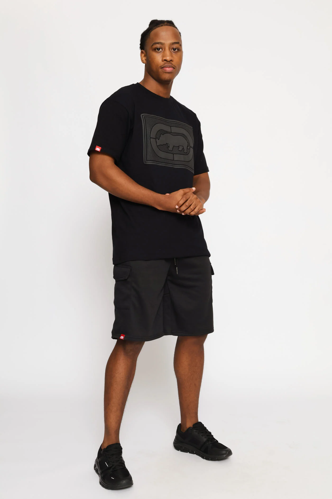 Black On Black Tee - Black - Image 4