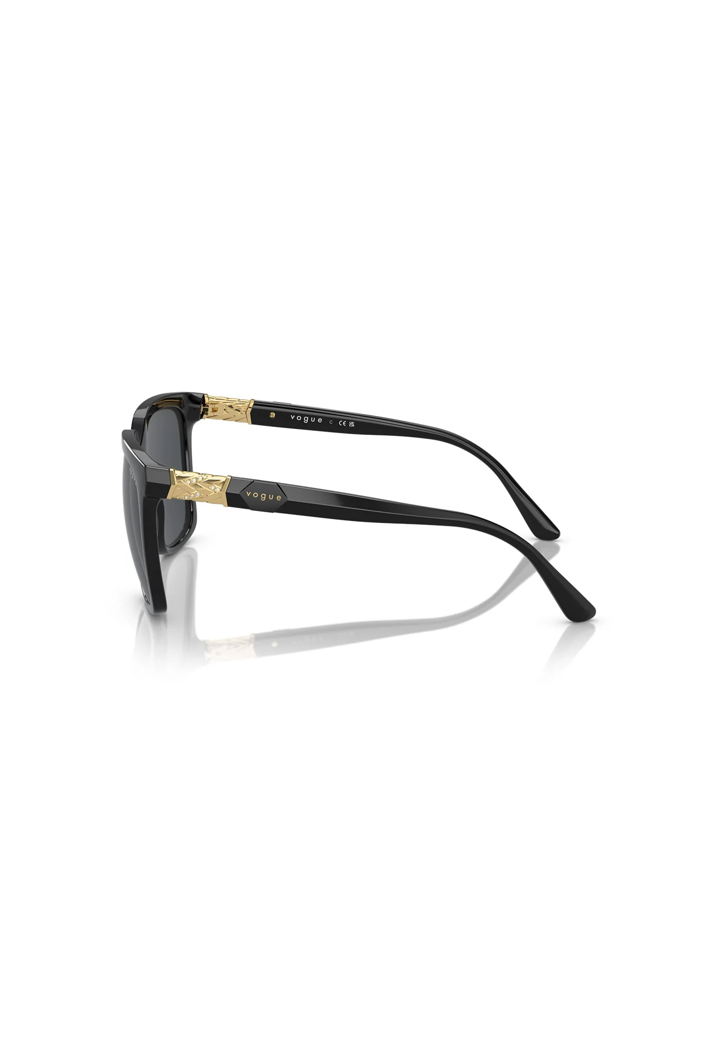 Black Sunglasses Size 54 - Black - Image 3