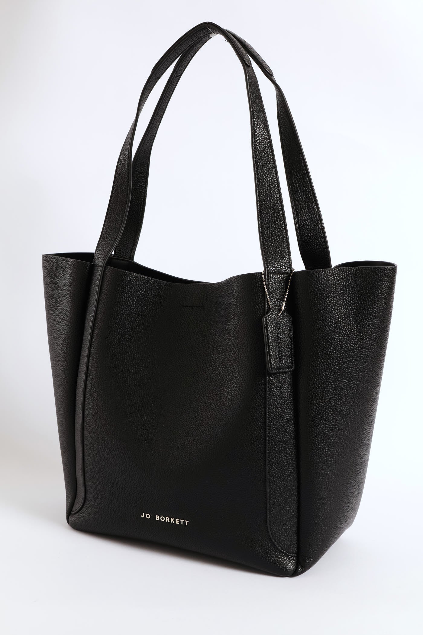 Blair Pebble Tote Bag - Black - Image 6