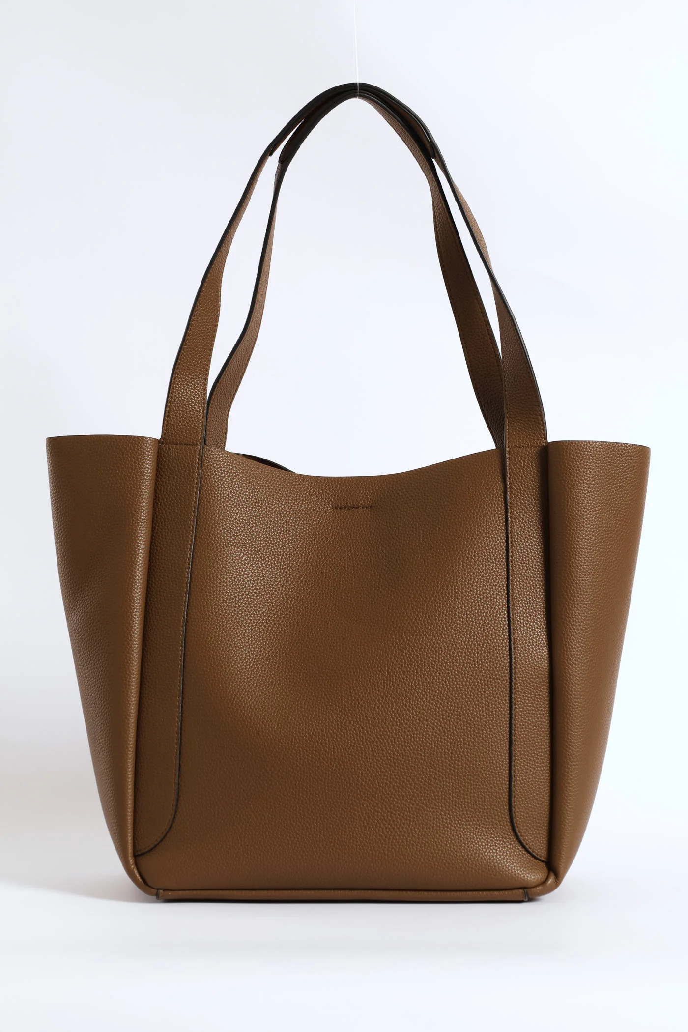 Blair Pebble Tote Bag - Brown - Image 4