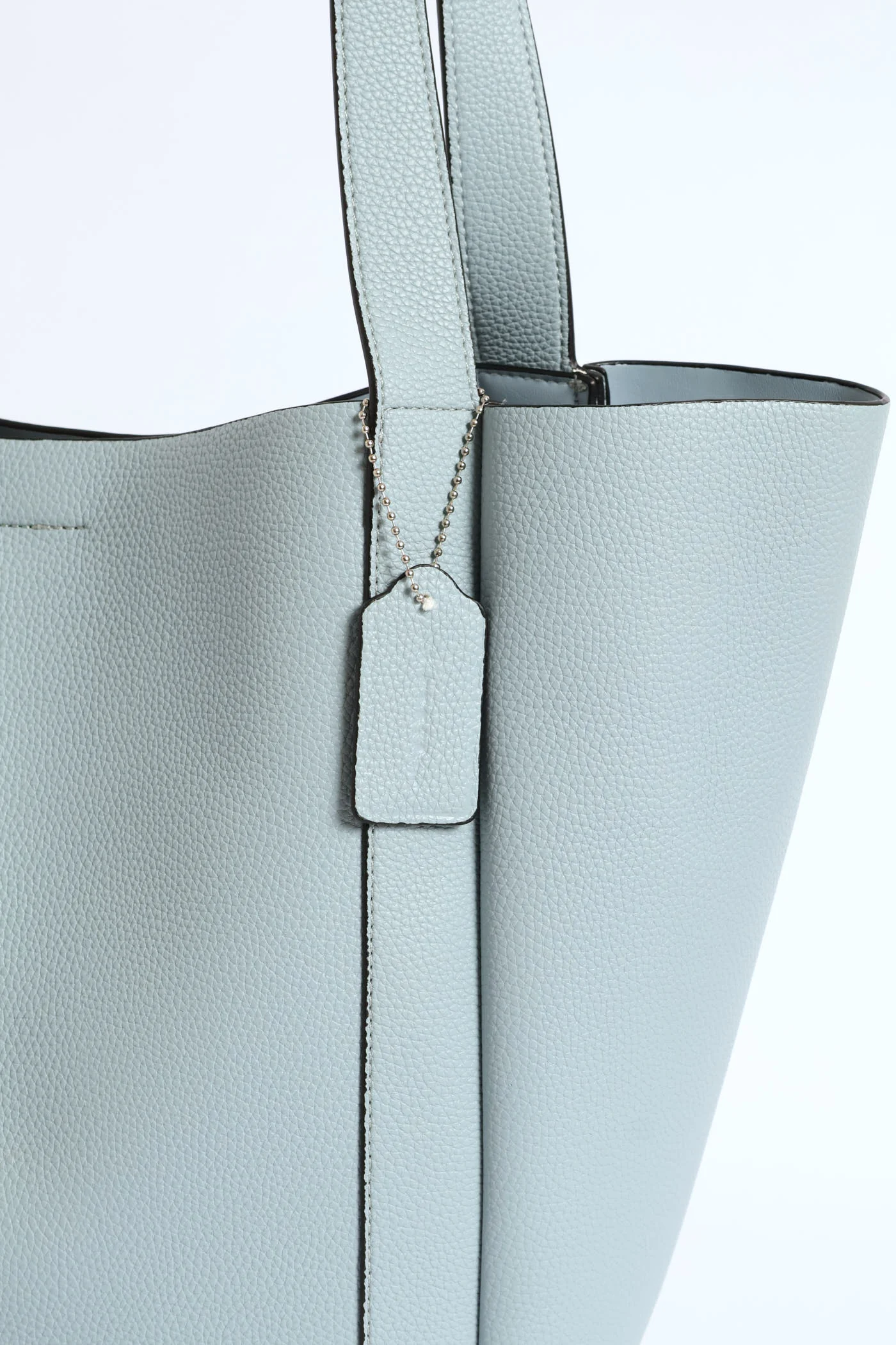 Blair Pebble Tote Bag - Denim - Image 5