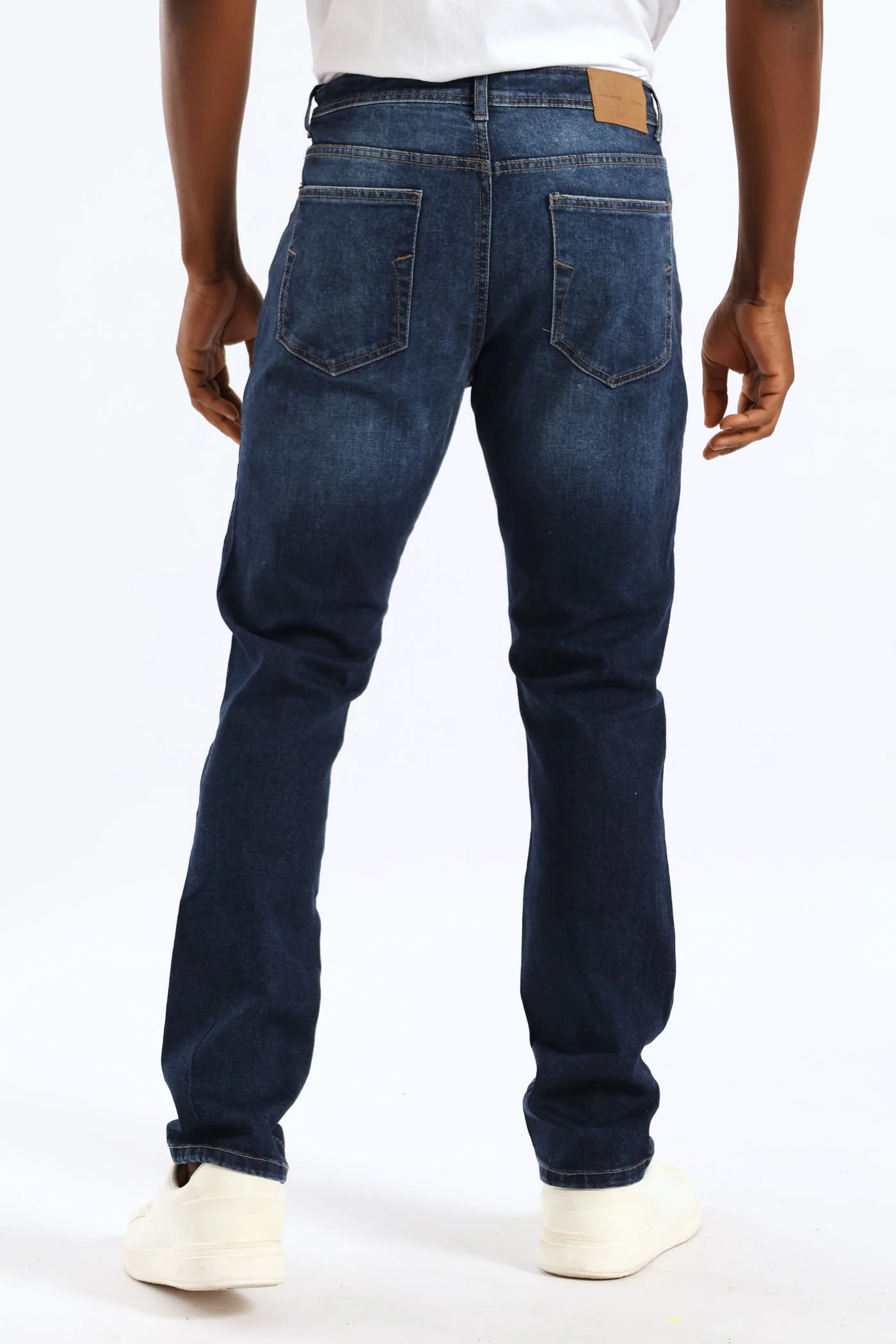 Blasted Slim Denim - Mid Wash - Image 4