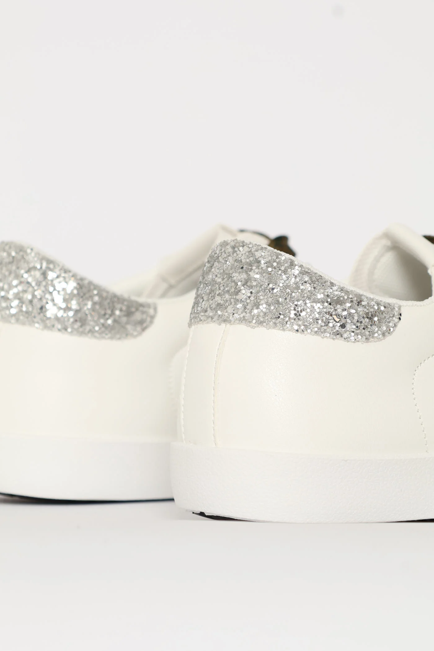 Bling Detail Sneaker - White - Image 5
