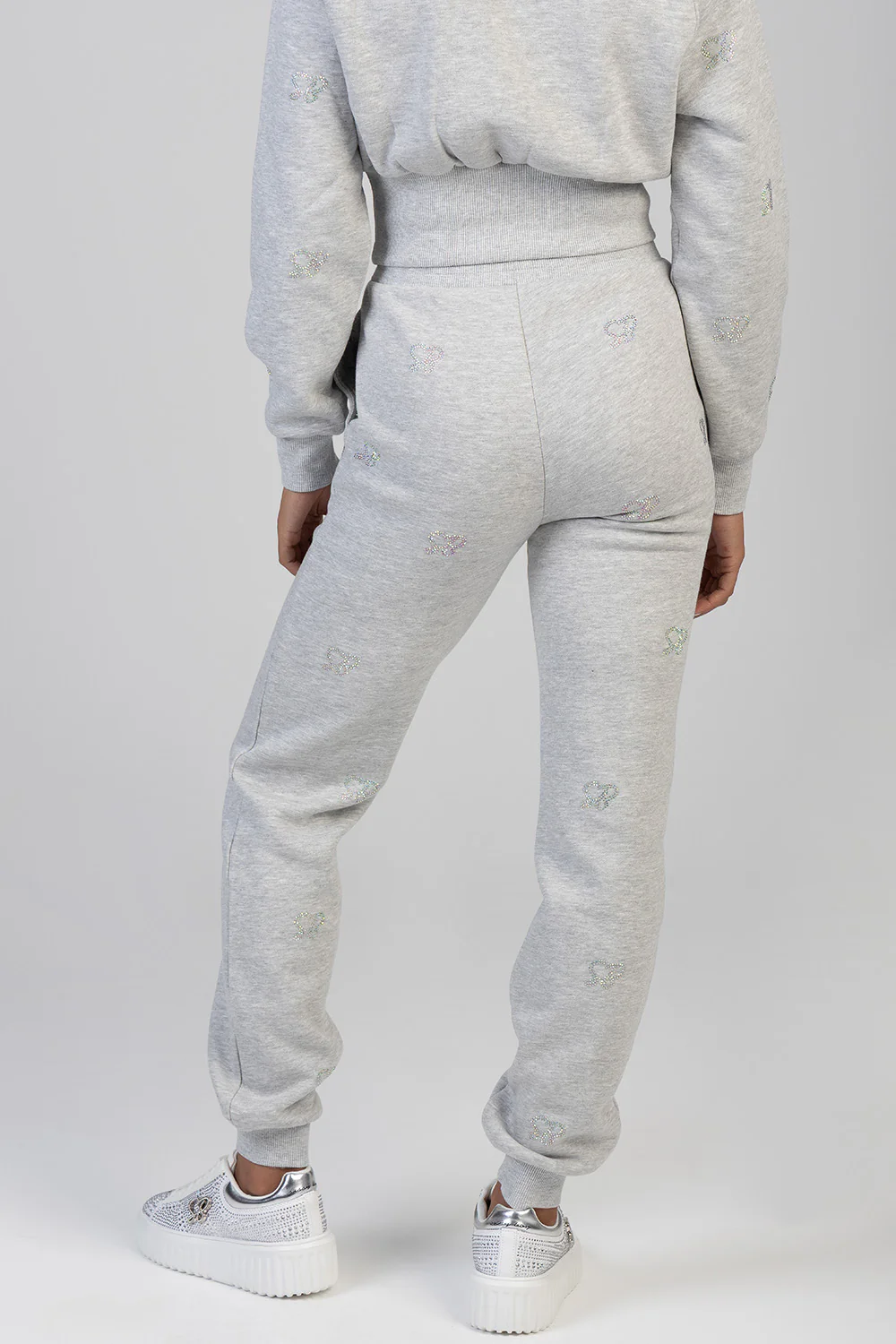Bling Jogger - Grey Melange - Image 4