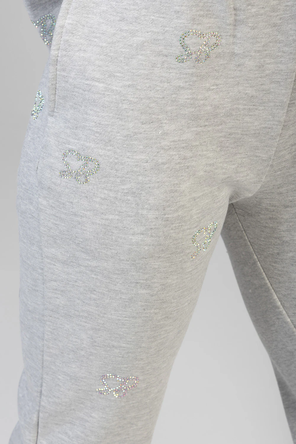 Bling Jogger - Grey Melange - Image 6