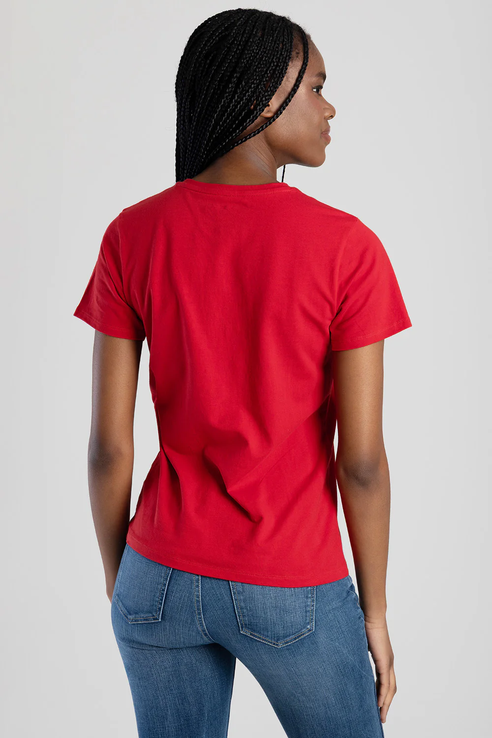 Bling Logo Regular Tee - Red - Image 3