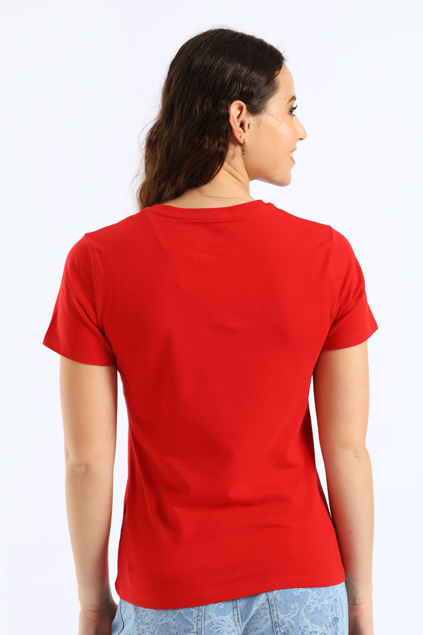 Bling Logo Regular Tee - Red - Image 8