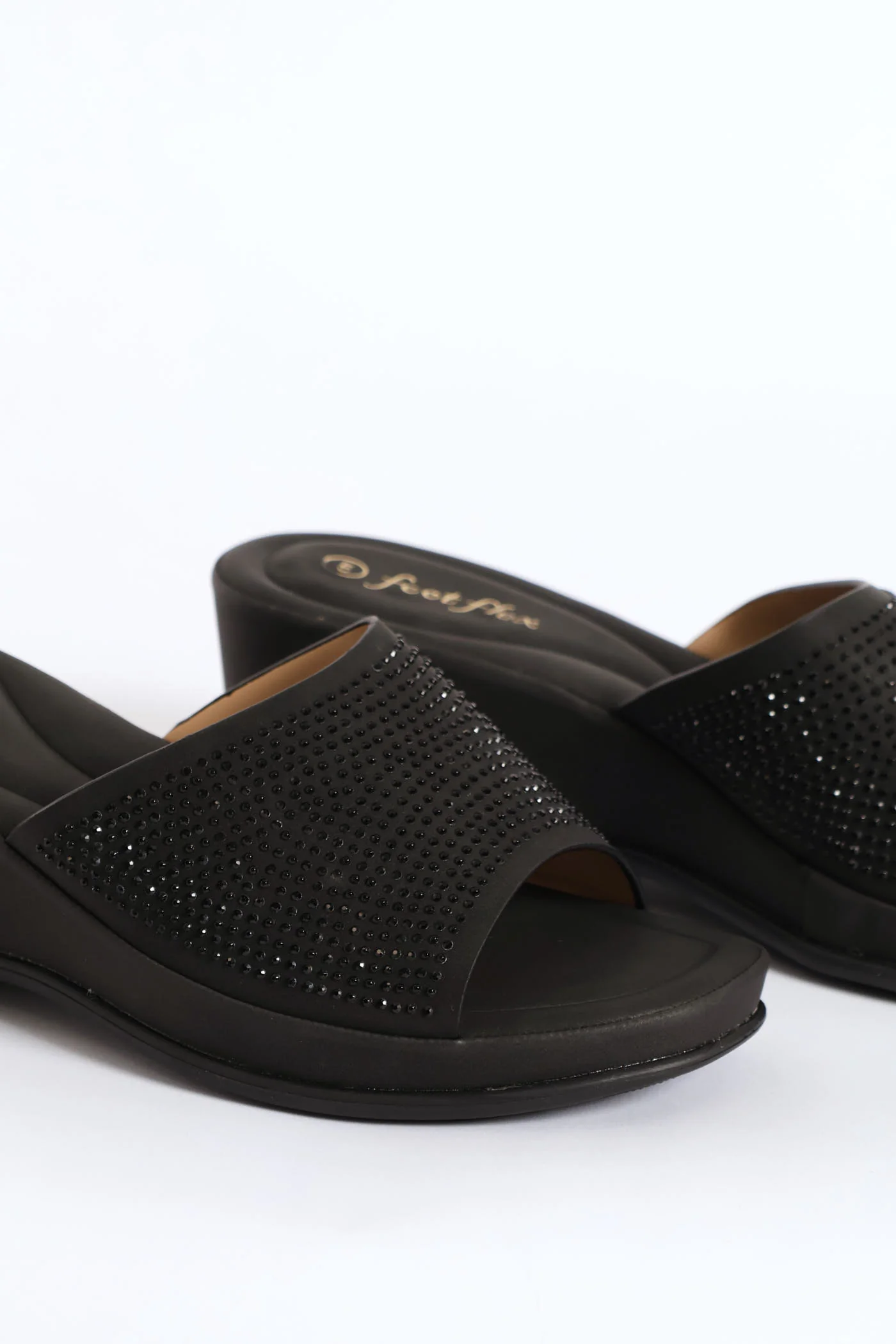 Bling Sandal - Black - Image 6