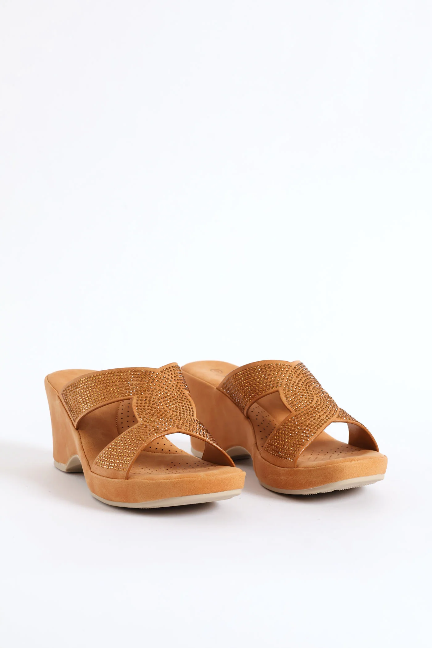 Bling Sandal - Tan - Image 5