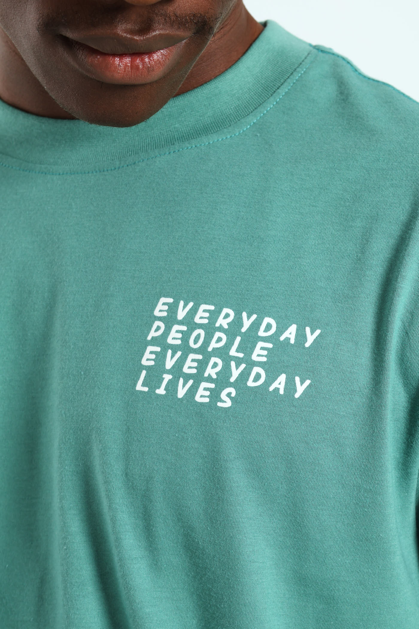 Block Car Front & Back Printed Tee - Teal - Image 4