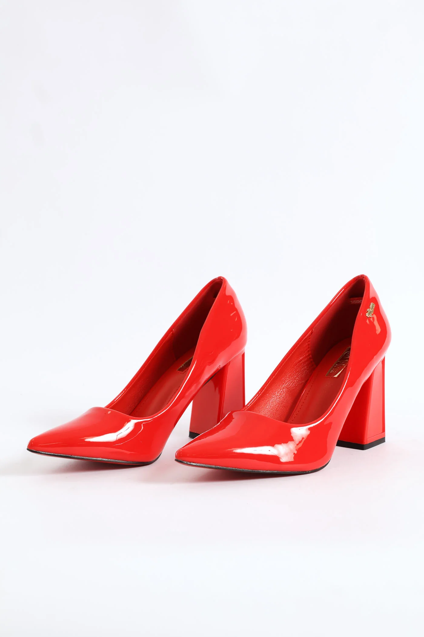 Block Heel - Red - Image 3