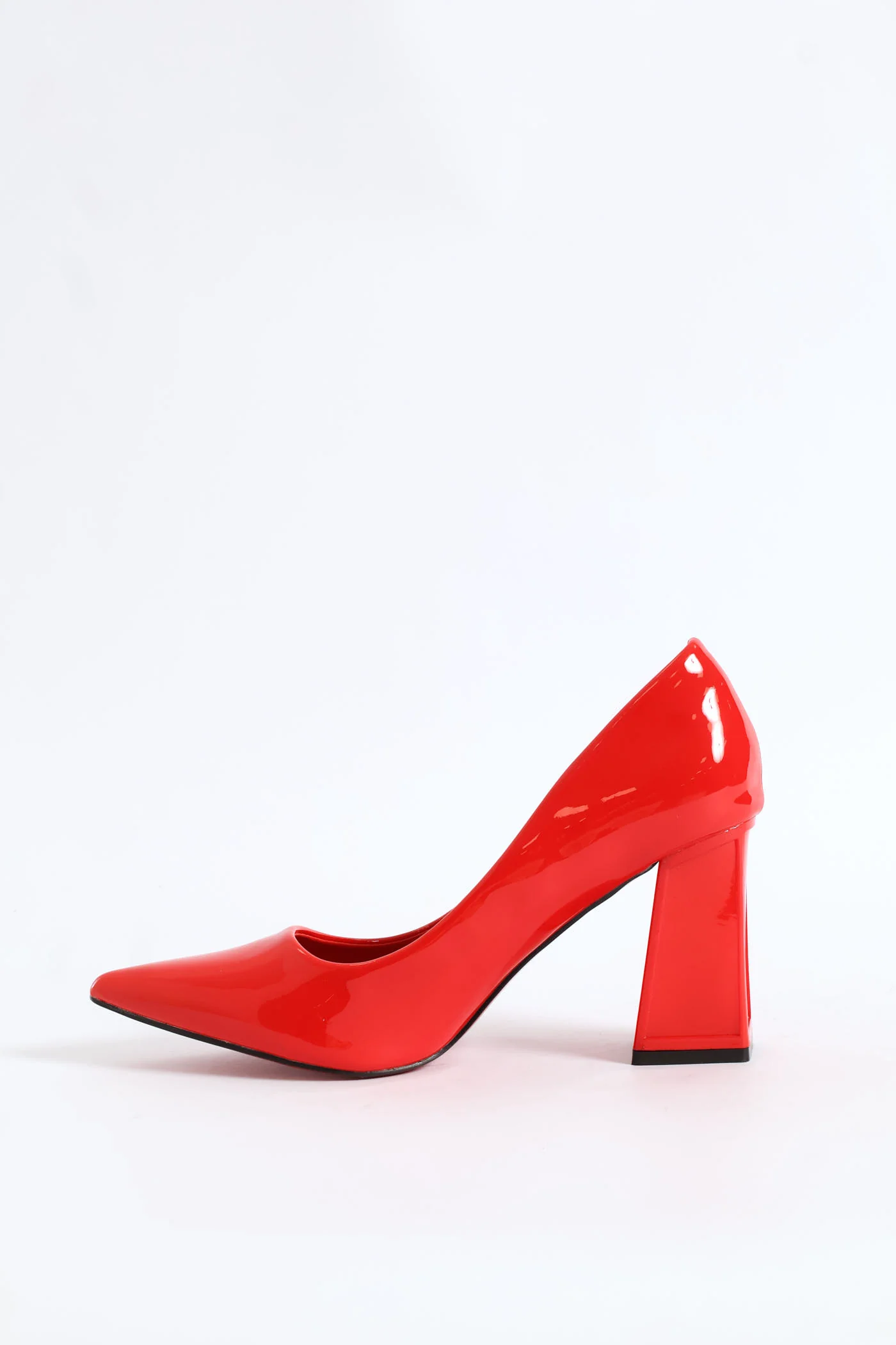Block Heel - Red - Image 4