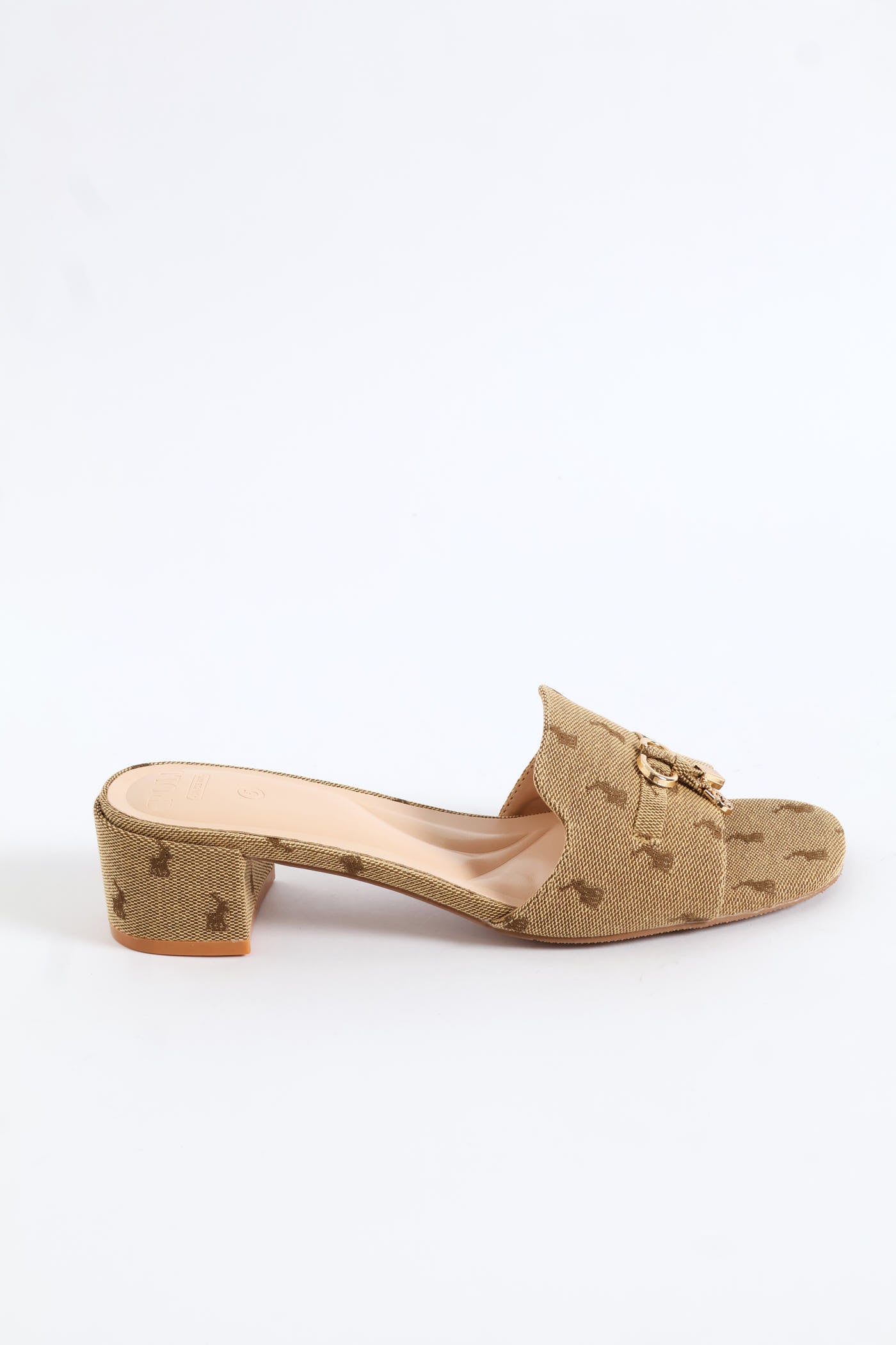 Block Mule Heel - Stone - Image 4
