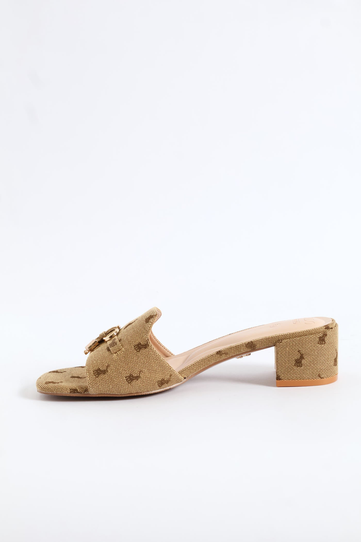 Block Mule Heel - Stone - Image 5