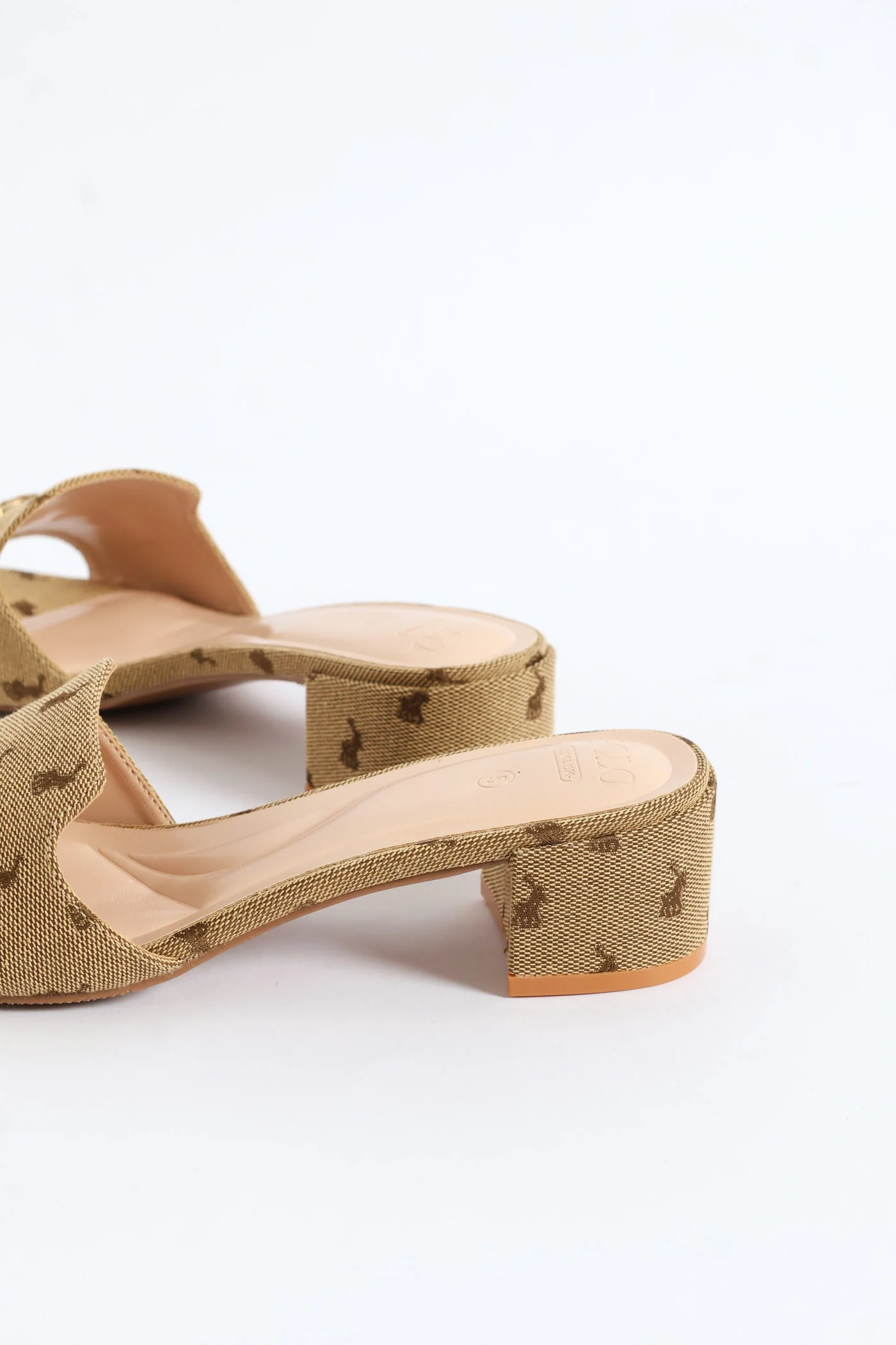 Block Mule Heel - Stone - Image 6