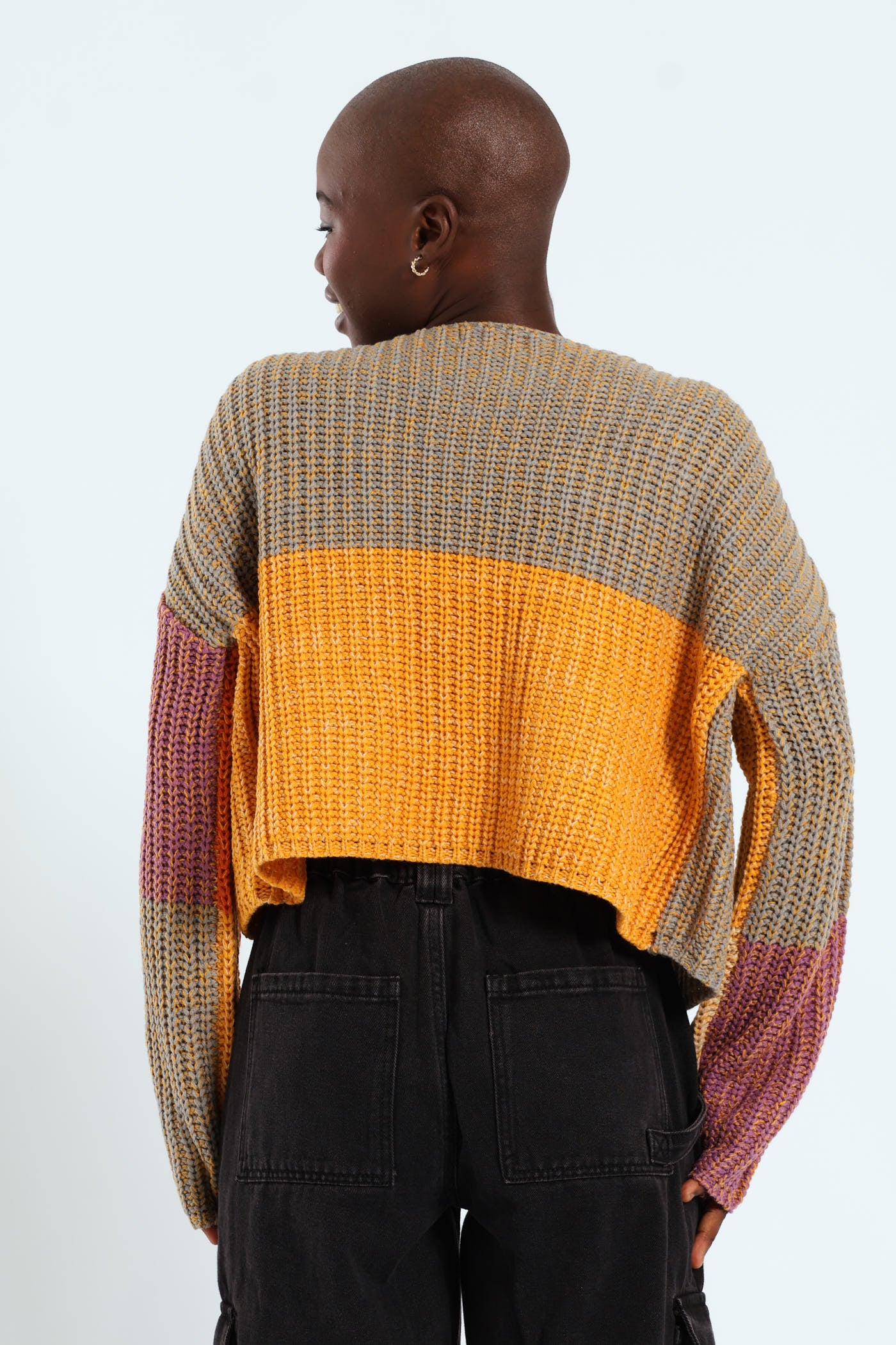 Blocked Open Cardi - Multi - Image 4