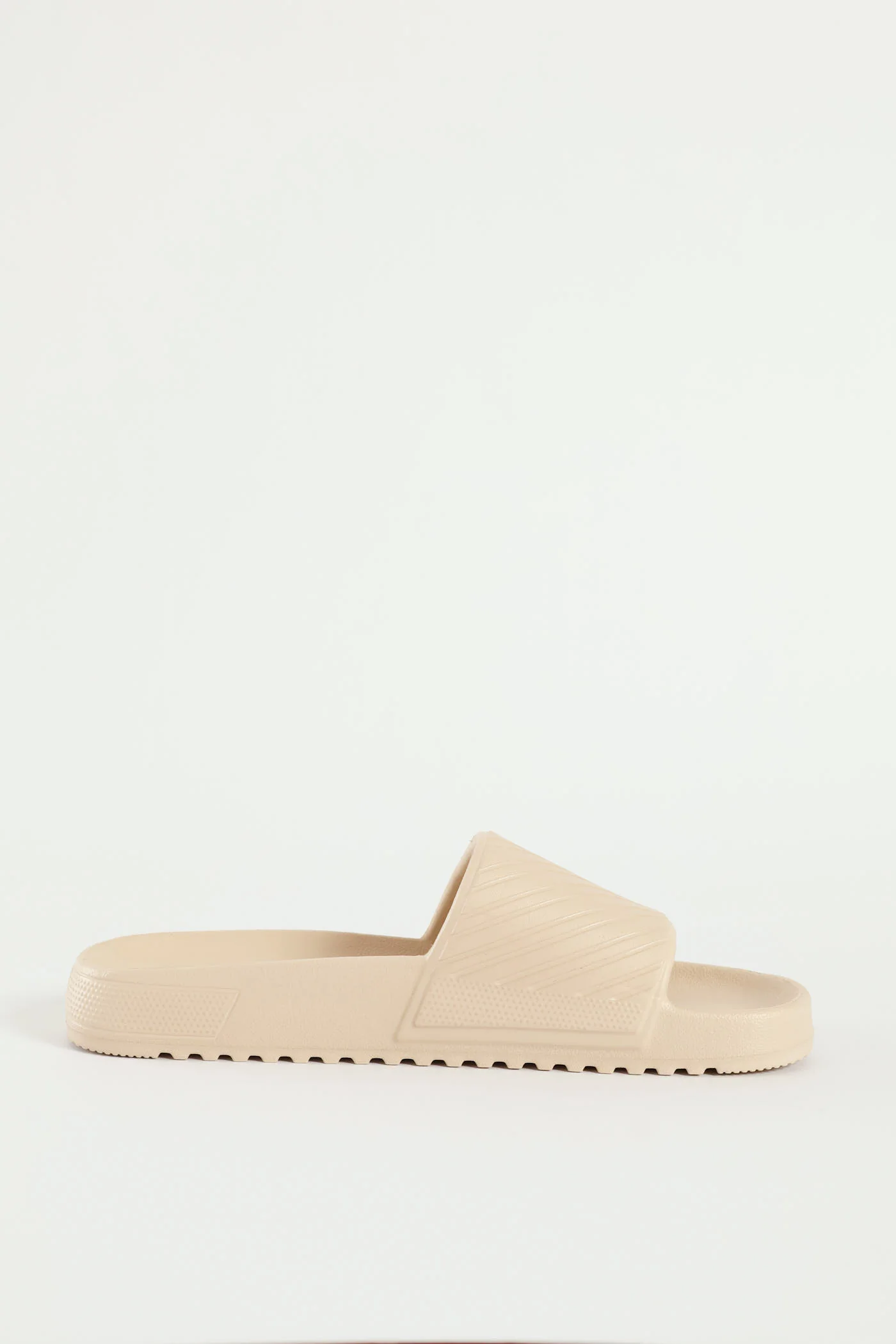 Blown Eva Slide With Stripe Upper Pattern - Stone - Image 3