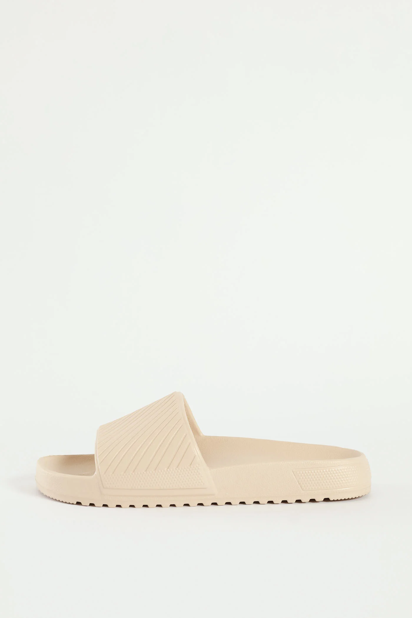Blown Eva Slide With Stripe Upper Pattern - Stone - Image 4