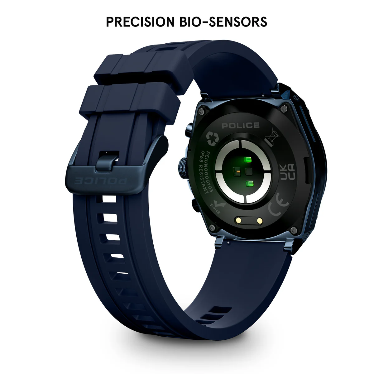 Blue Case & LED Screen Smart Watch With Blue Strap - Blue - Image 5