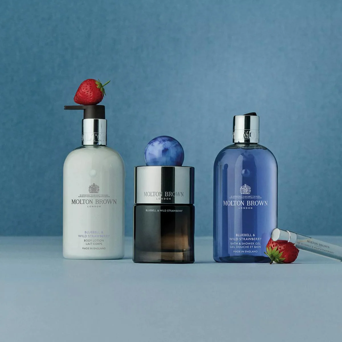 Bluebell & Wild Strawberry Bath & Shower Gel - Image 3