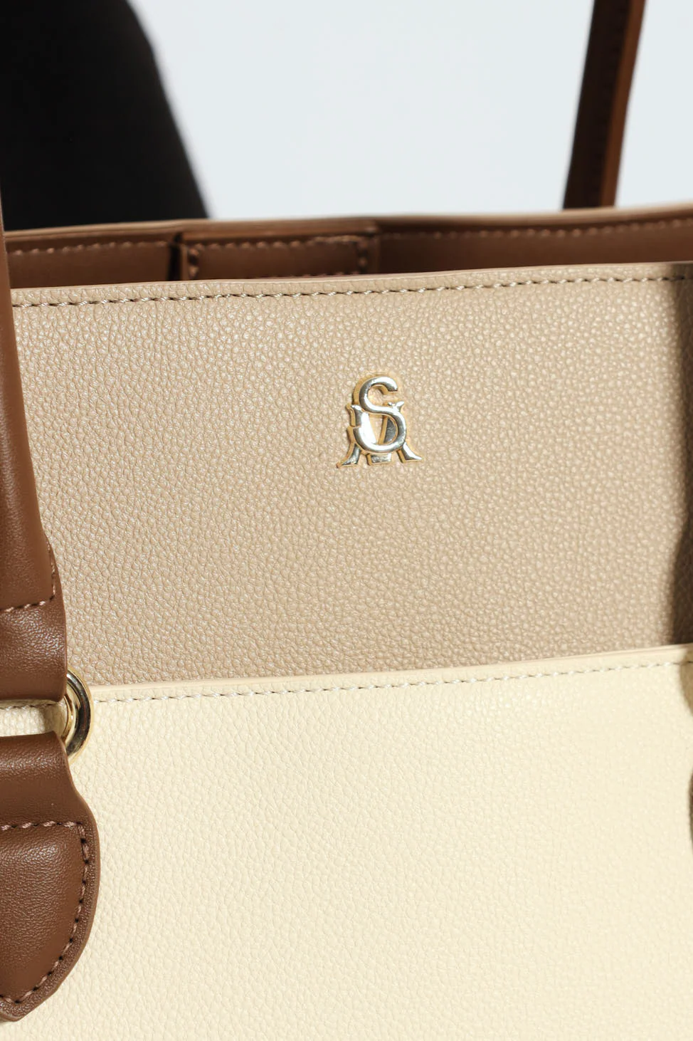 Bmario Large Tote Bag - Beige - Image 7