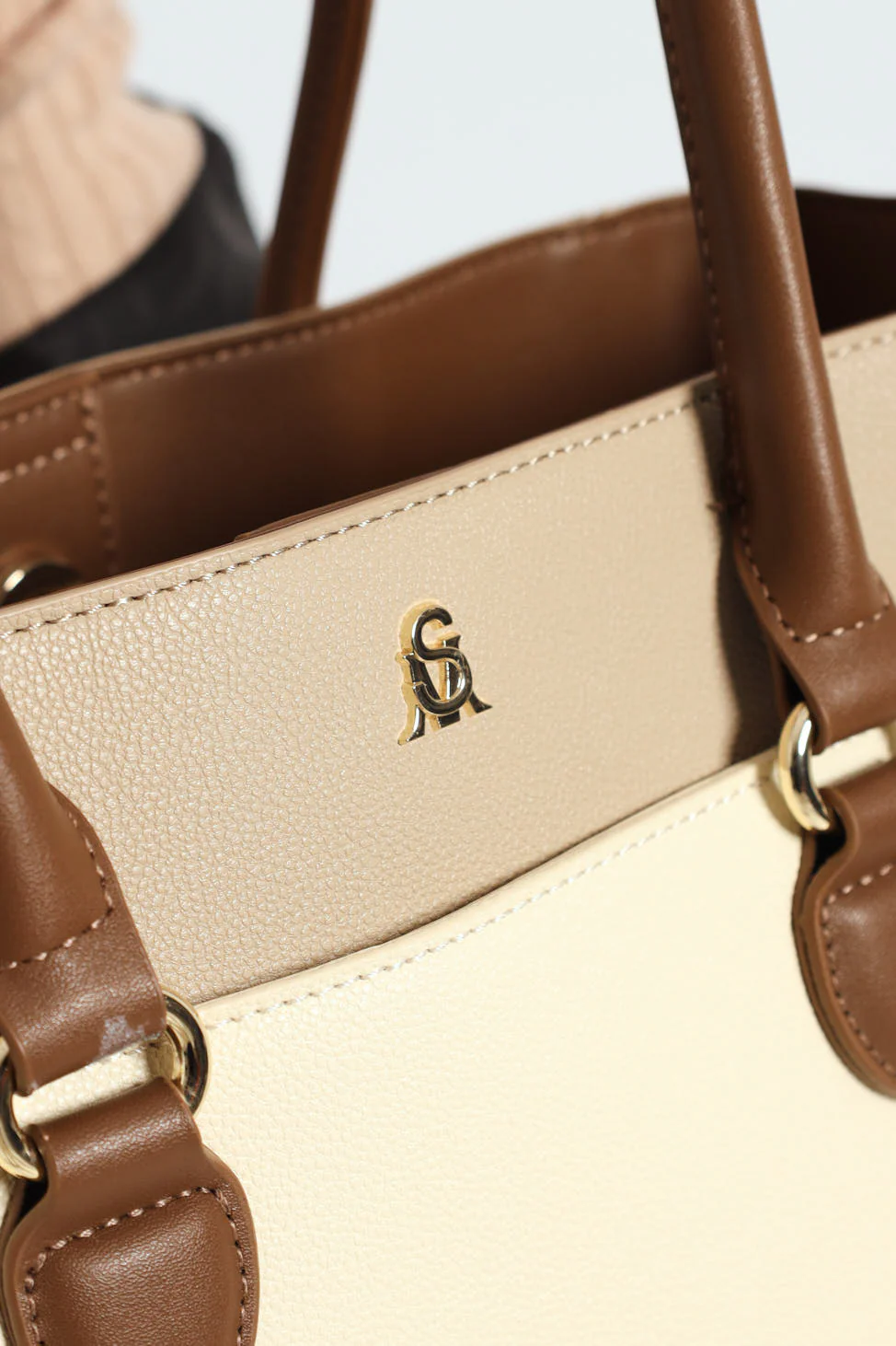 Bmarios Medium Tote Bag - Beige - Image 6