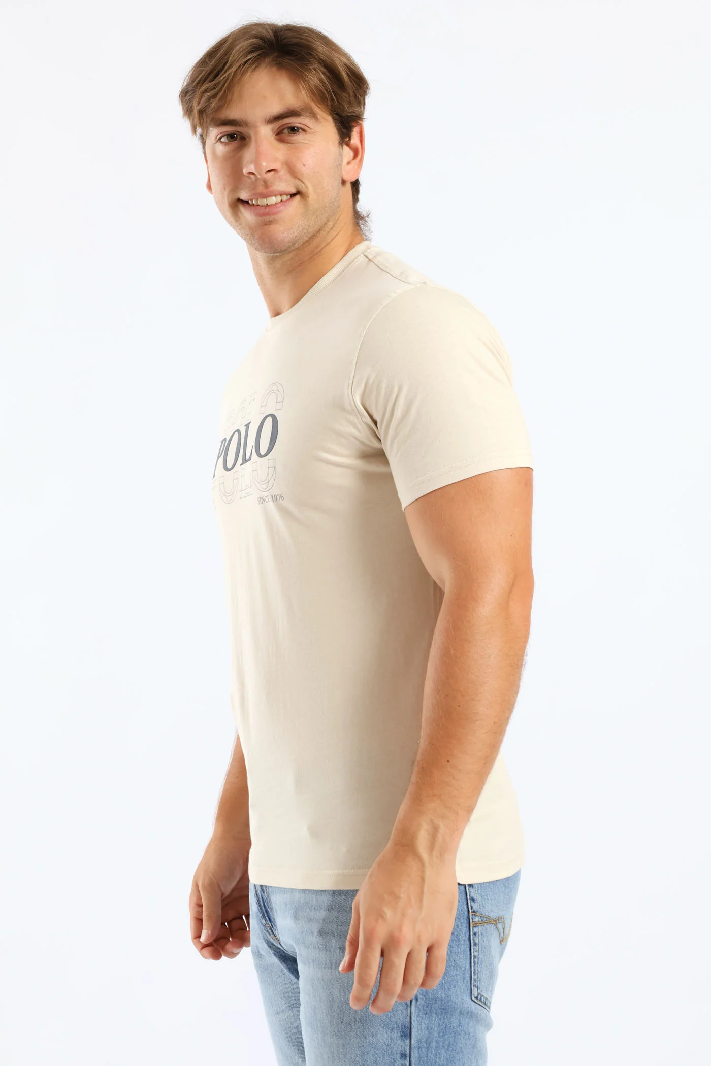 Bo Tee - White/Navy - Image 3