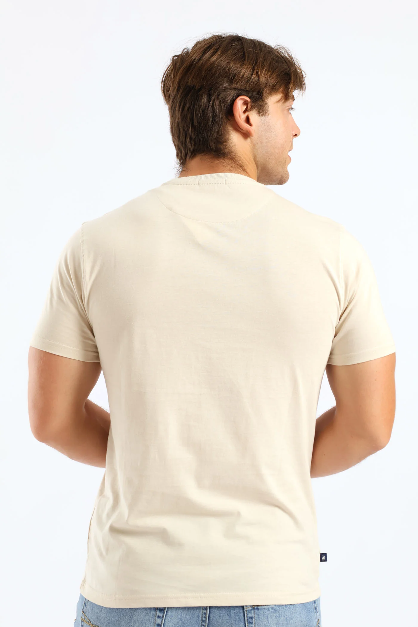Bo Tee - White/Navy - Image 4