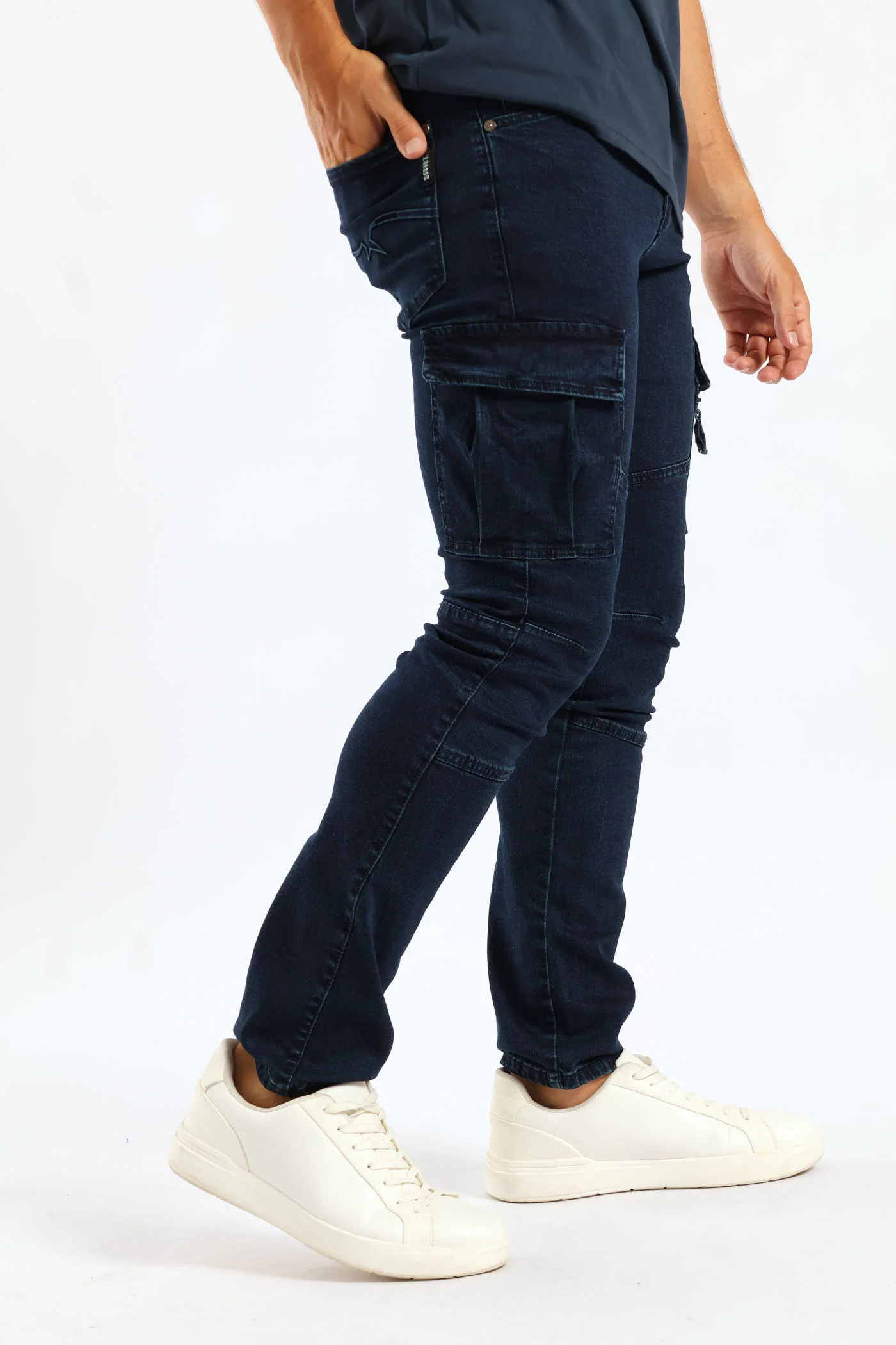 Bobby Cargo Denim - Dark Indigo - Image 7