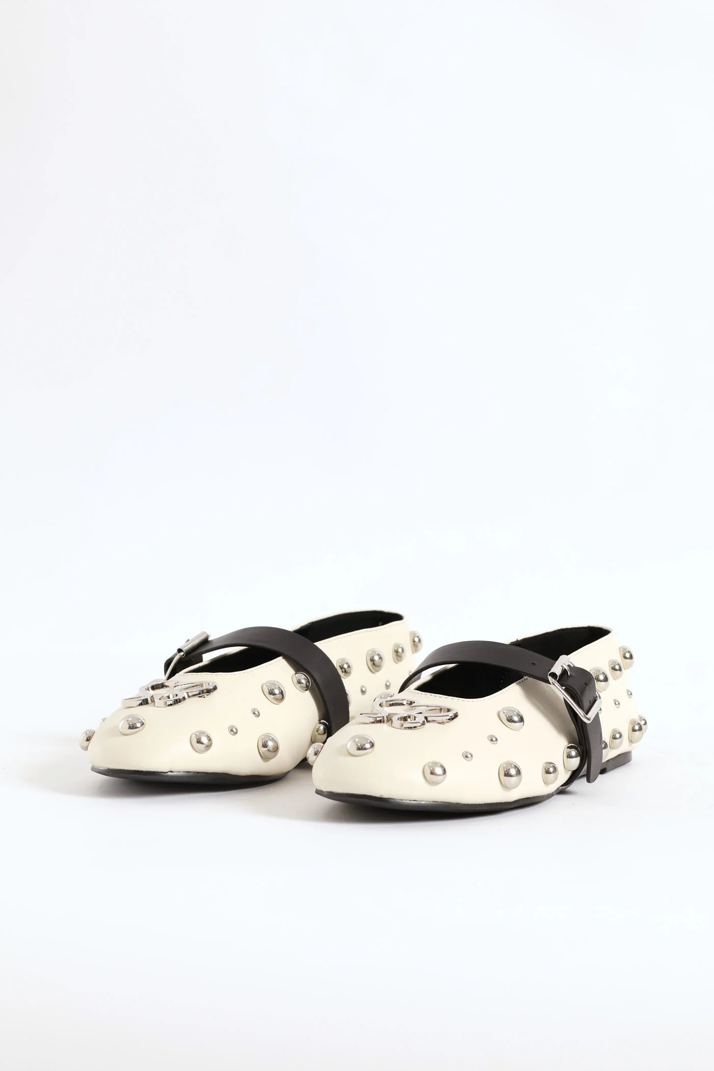Bobby Studded Pump - Cream - Image 2