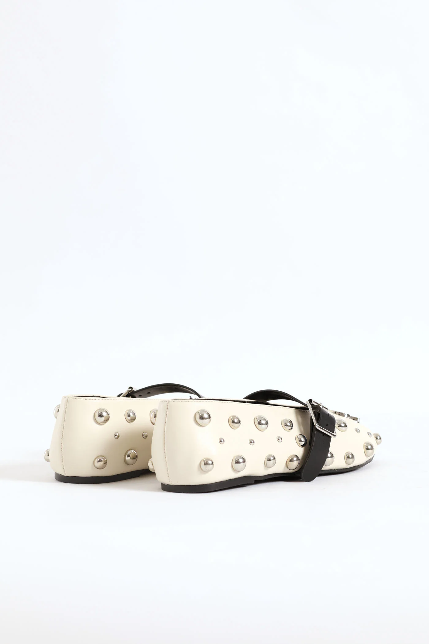 Bobby Studded Pump - Cream - Image 5