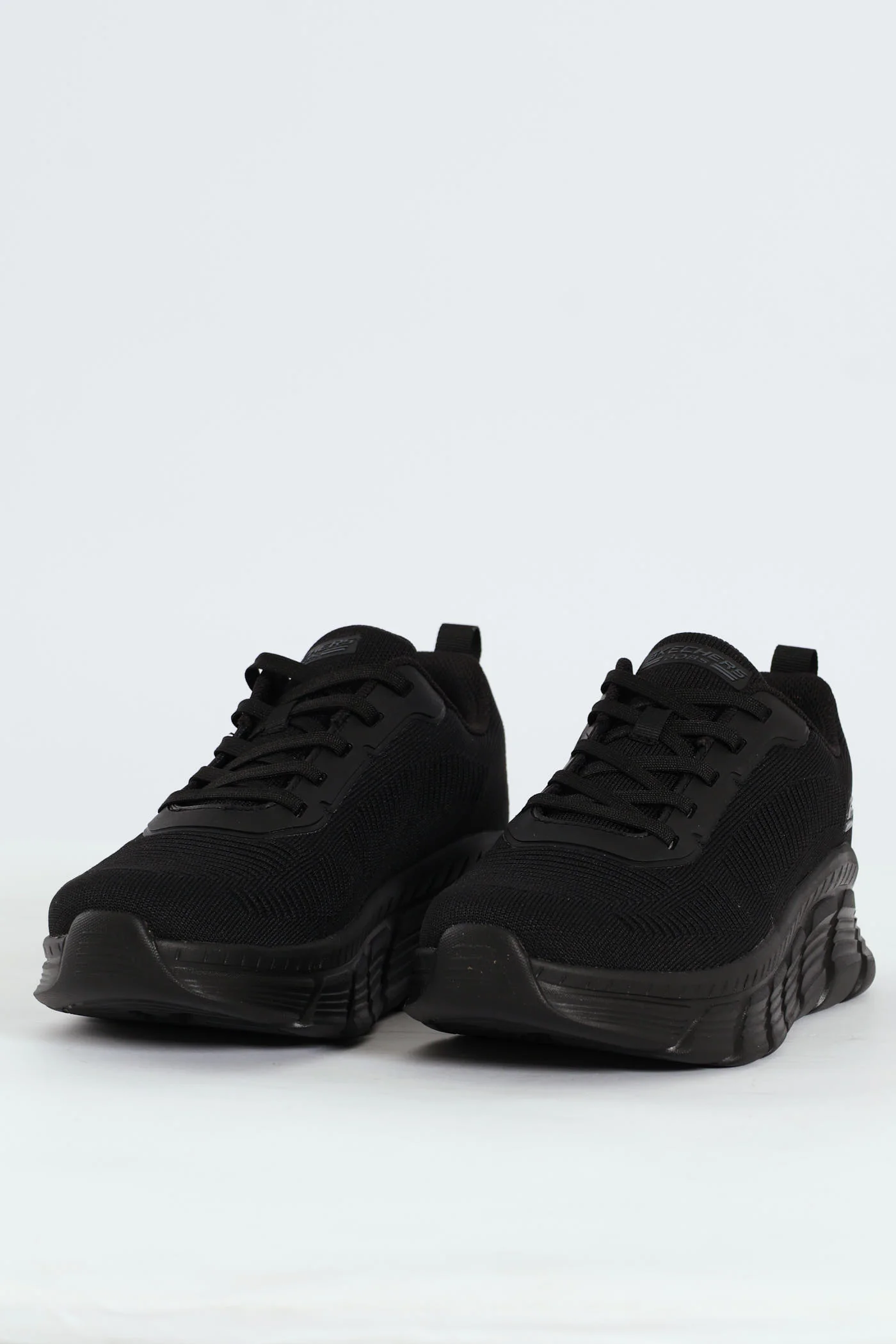 Bobs B Flex Hi Knit Lace Up Sneaker - Black - Image 4