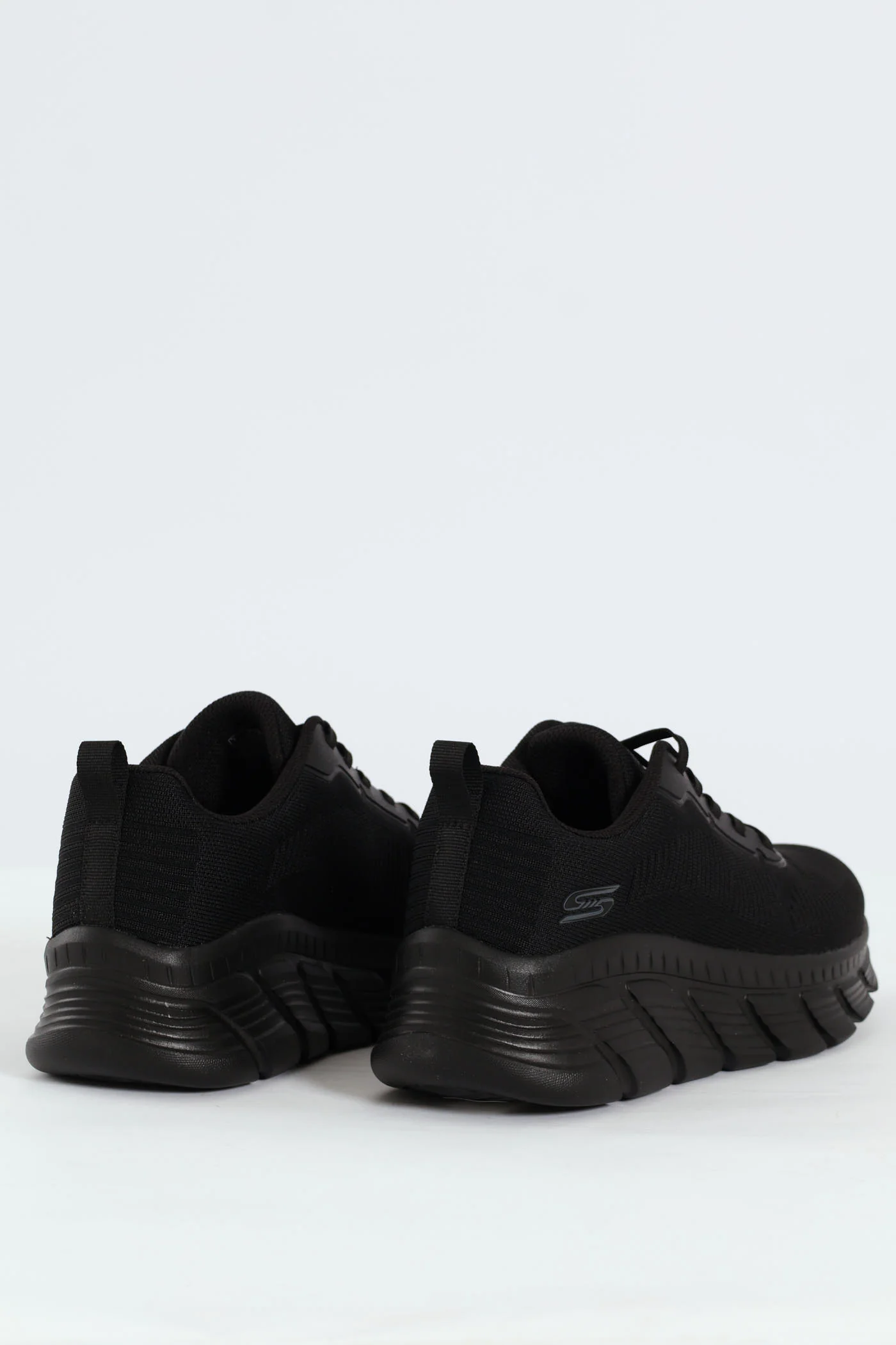 Bobs B Flex Hi Knit Lace Up Sneaker - Black - Image 5