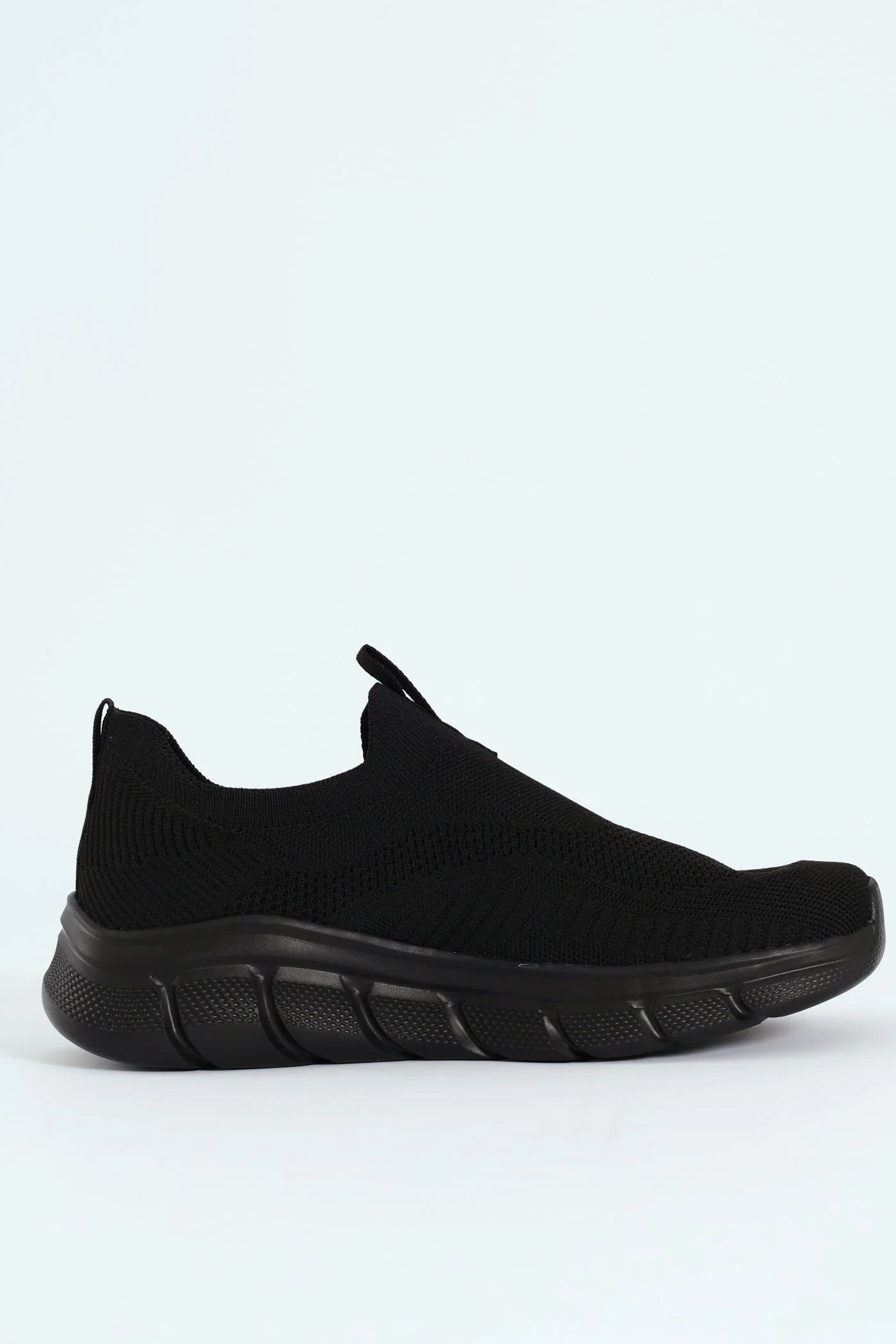 Bobs B Flex Knit Slip On Sneaker - Black - Image 2
