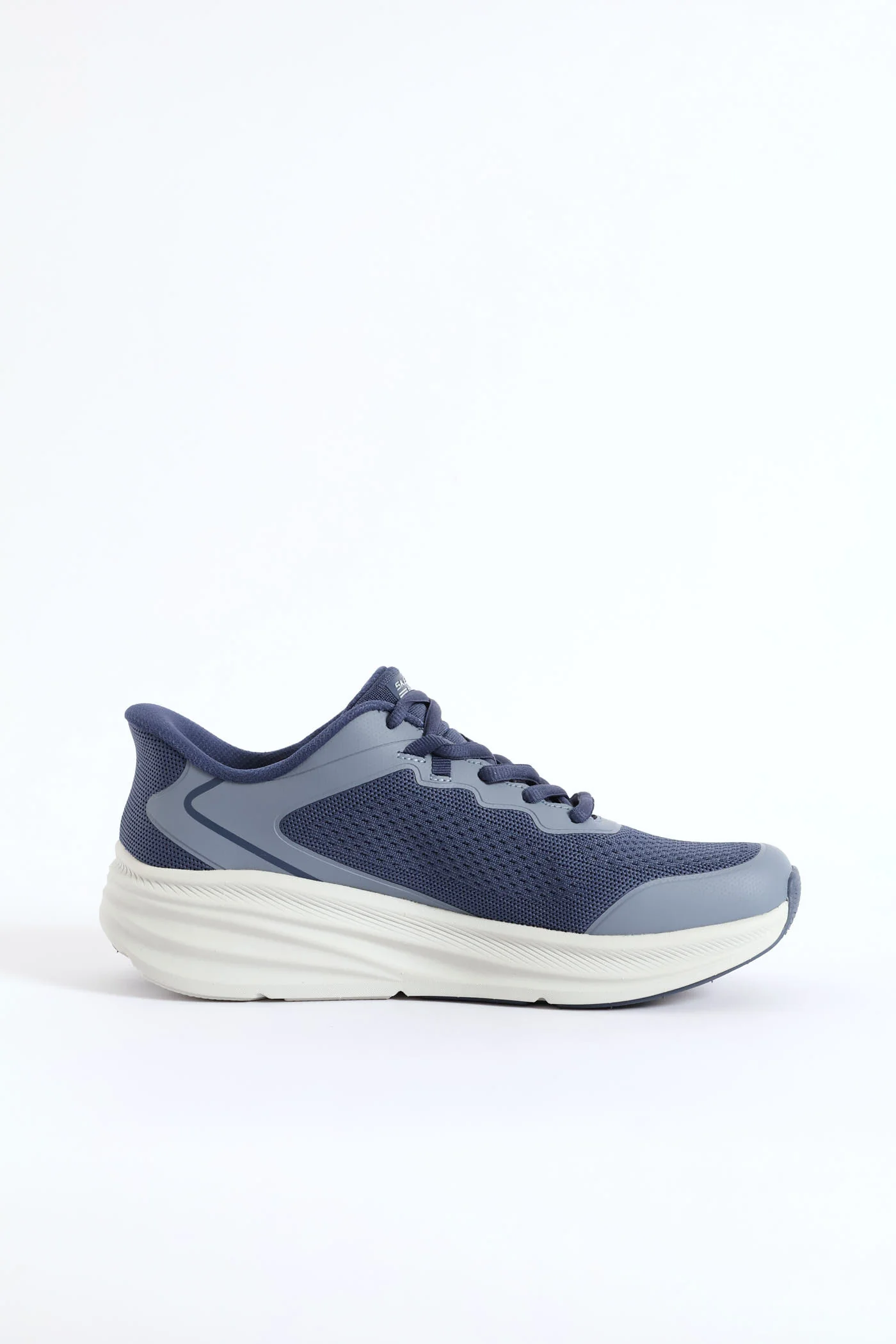 Bobs Skillz Fly Knit Lace Up Sneaker - Navy - Image 3