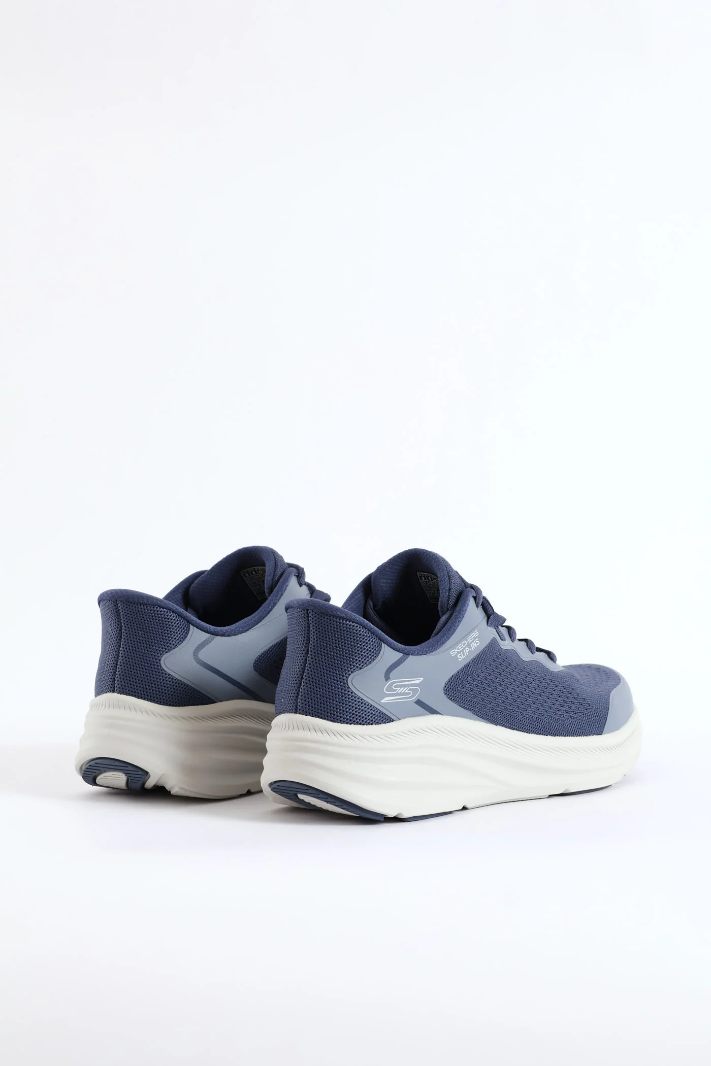 Bobs Skillz Fly Knit Lace Up Sneaker - Navy - Image 5