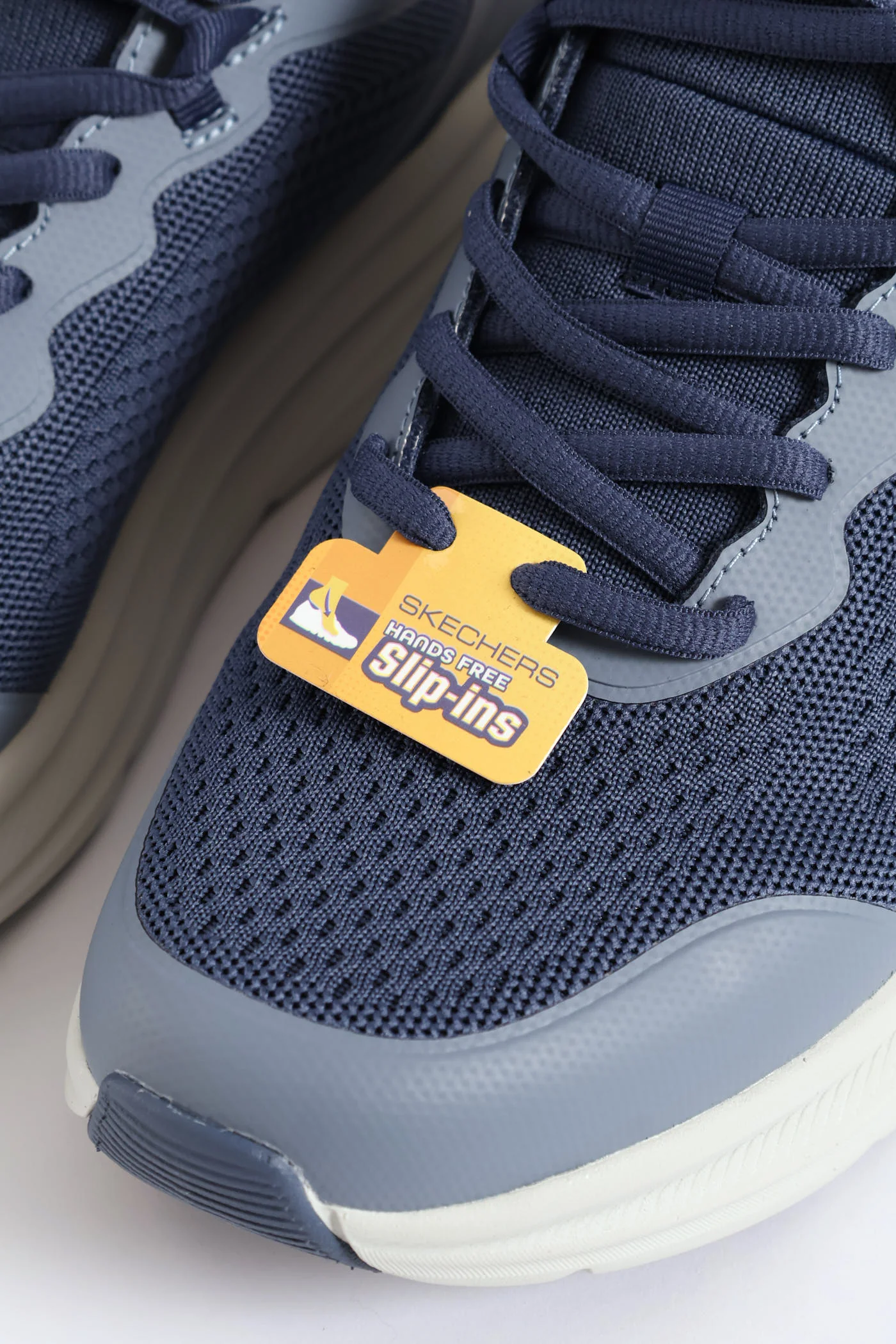 Bobs Skillz Fly Knit Lace Up Sneaker - Navy - Image 6